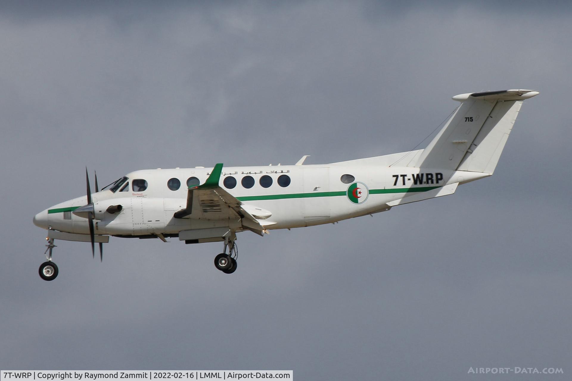 7T-WRP, Hawker Beechcraft 350 King Air (B300) C/N FL-715, Hawker Beechcraft 350 King Air 7T-WRP Algerian Air Force
