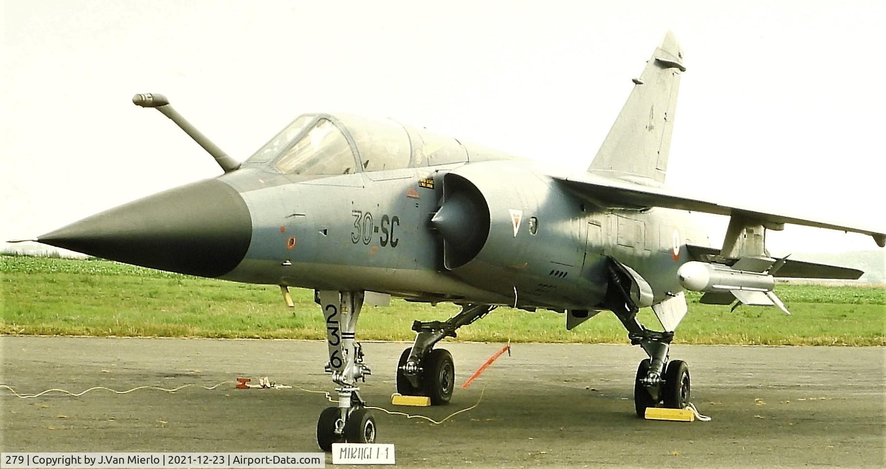 279, Dassault Mirage F.1C C/N Not found 279, Slide scan Chièvres