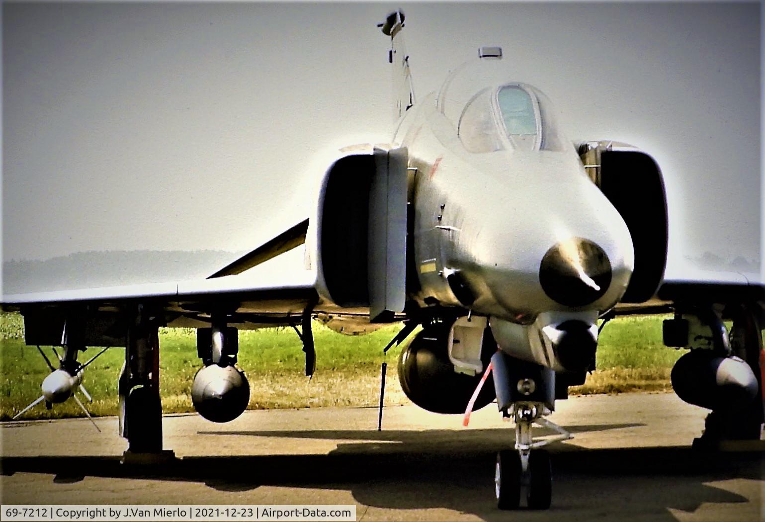 69-7212, 1969 McDonnell Douglas F-4G Phantom II C/N 3869, Slide scan Chièvres