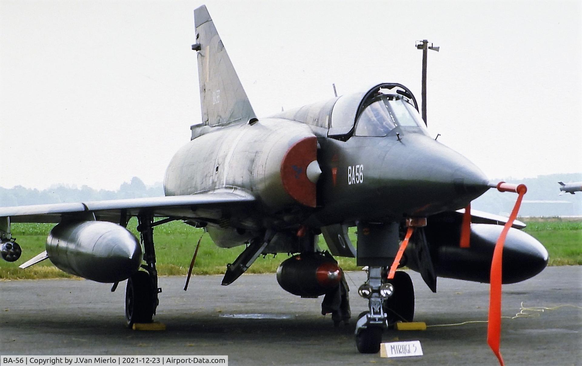 BA-56, Dassault Mirage VBA C/N 56, Slide scan Chièvres