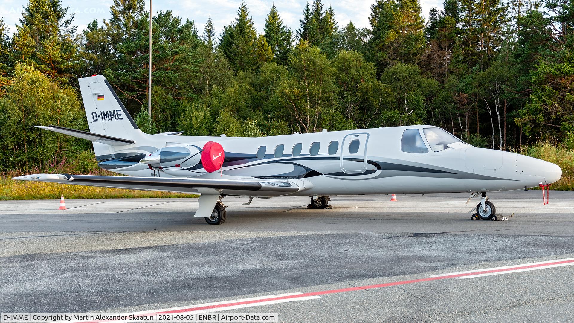 D-IMME, 1999 Cessna 551 Citation II/SP C/N 551-0400, Overnight parking at MIL6.