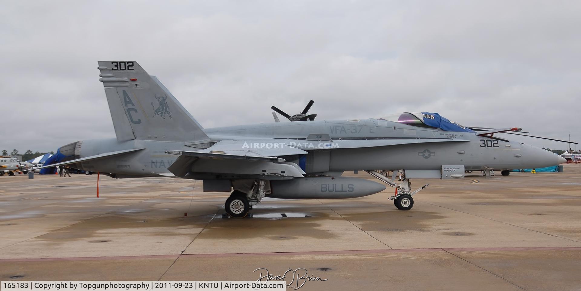 165183, McDonnell Douglas F/A-18C Hornet C/N 1309, VFA-37 Ragin Bulls