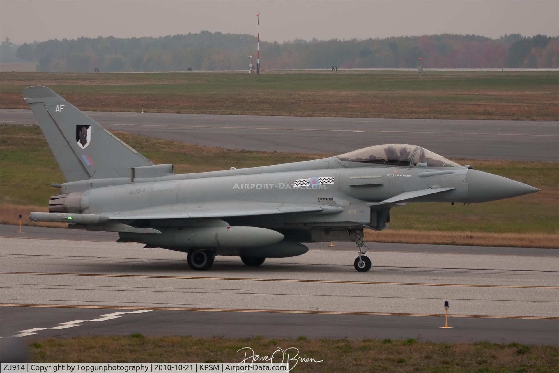 ZJ914, 2005 Eurofighter EF-2000 Typhoon FGR4 C/N 0051/BS005, ASCOT21