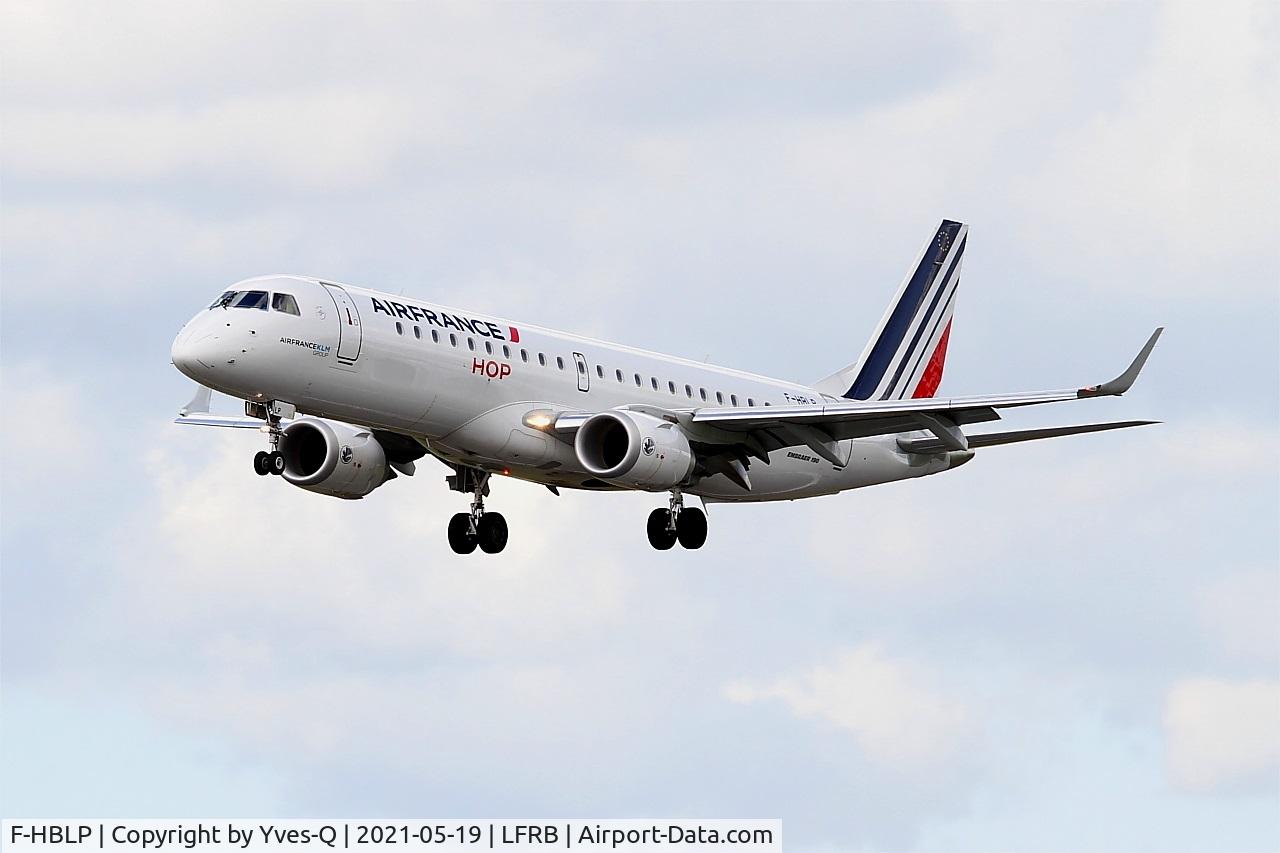 F-HBLP, 2019 Embraer 190 STD (ERJ-190-100) C/N 190-00771, Embraer 190 STD, Short approach rwy 25L, Brest-Bretagne airport (LFRB-BES)