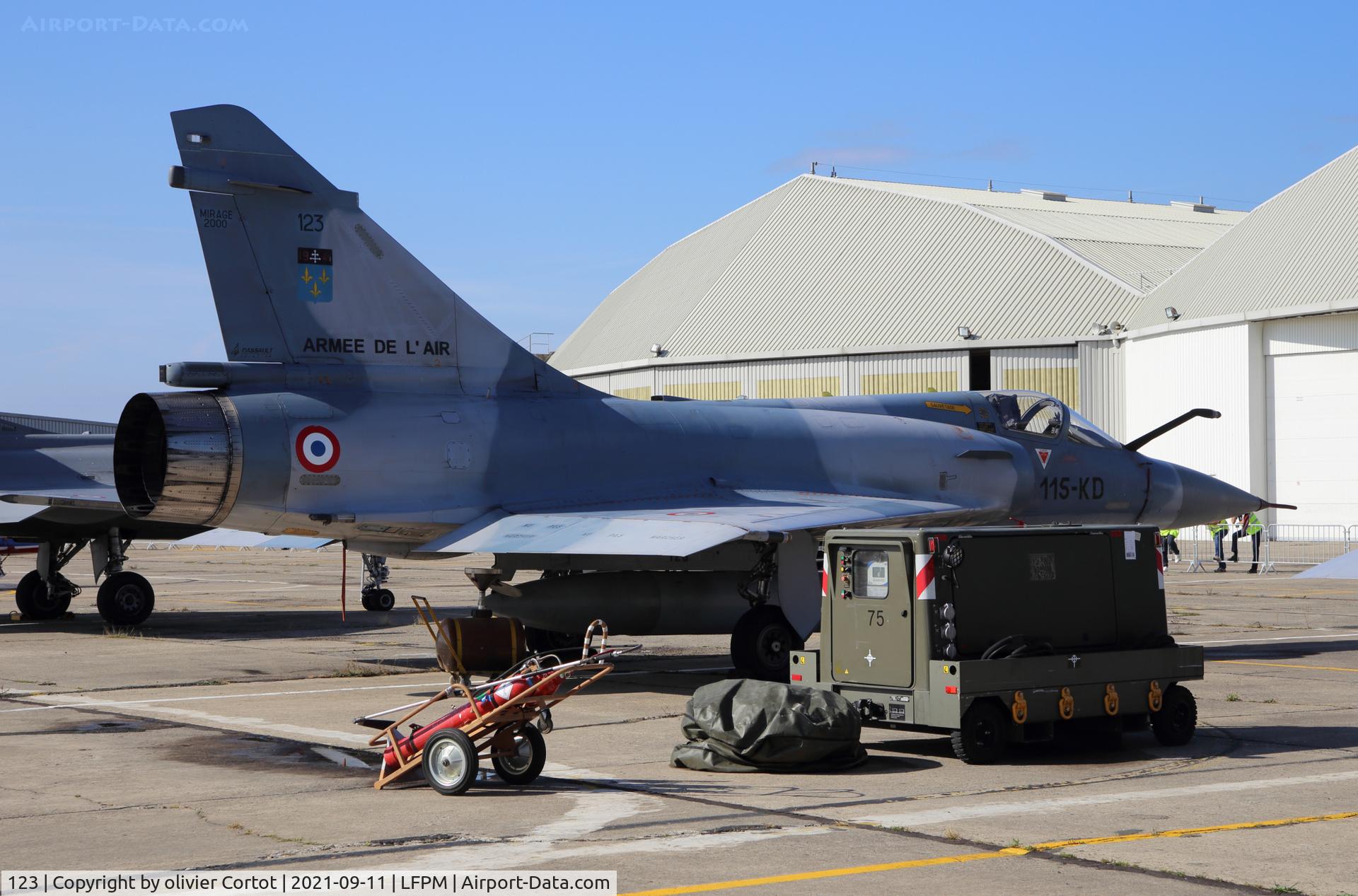 123, Dassault Mirage 2000C C/N 414, sept 2021