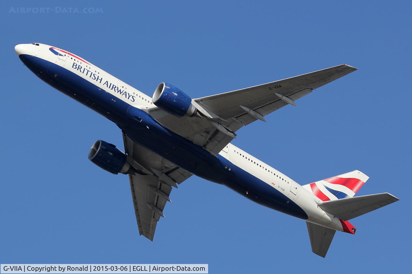 G-VIIA, 1997 Boeing 777-236 C/N 27483, at lhr