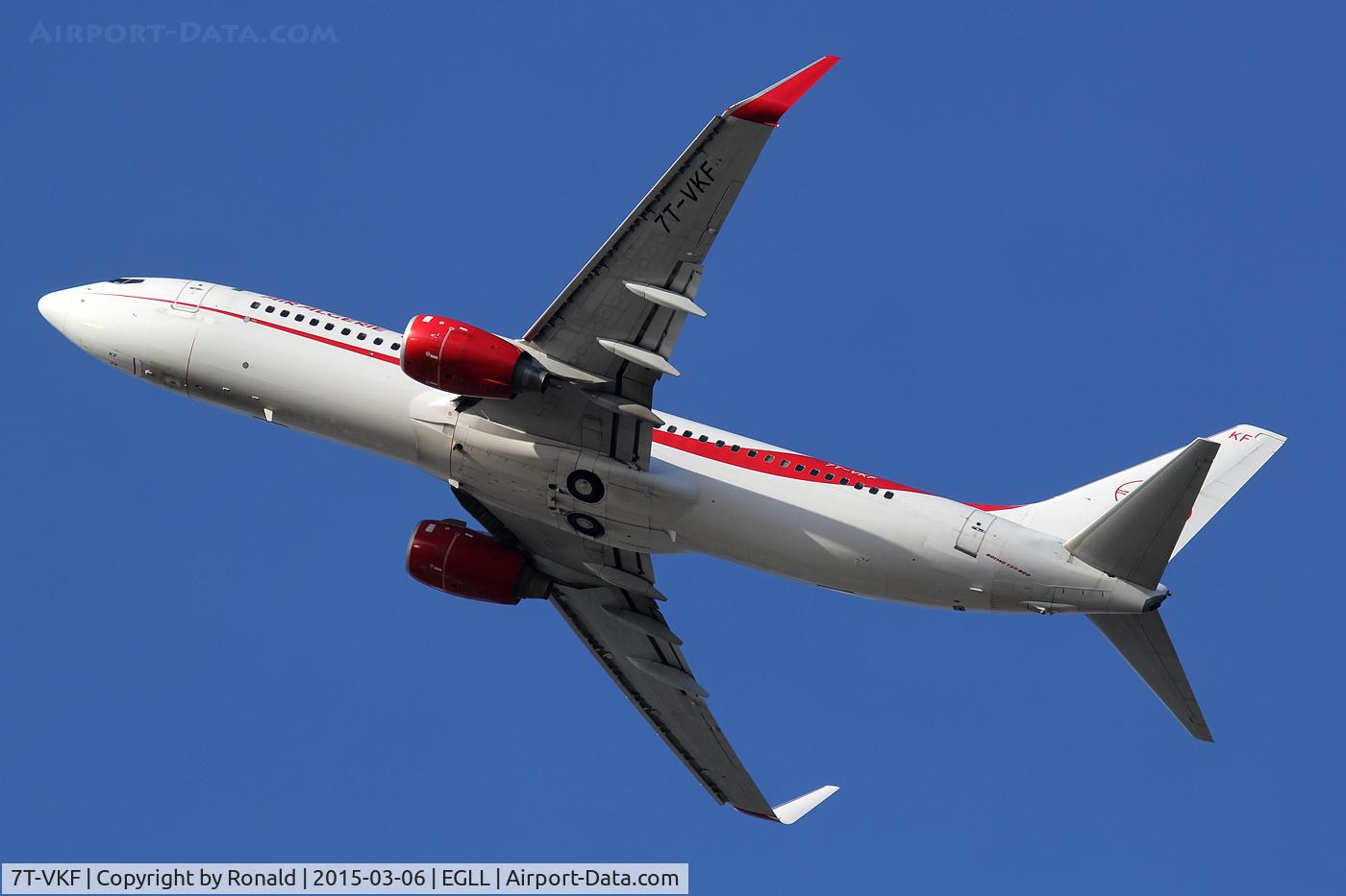 7T-VKF, 2010 Boeing 737-8D6 C/N 40860, at lhr