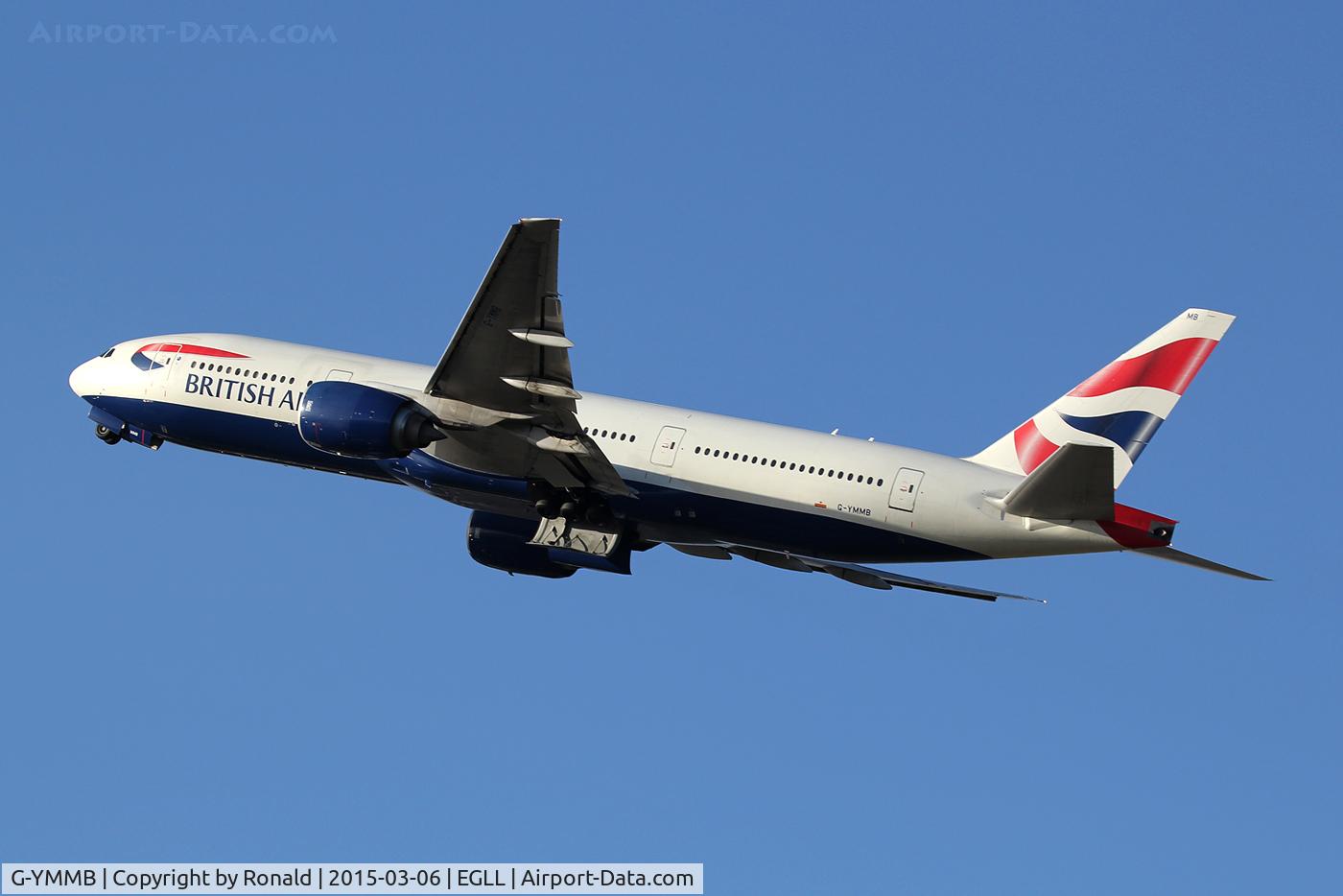 G-YMMB, 2000 Boeing 777-236/ER C/N 30303, at lhr