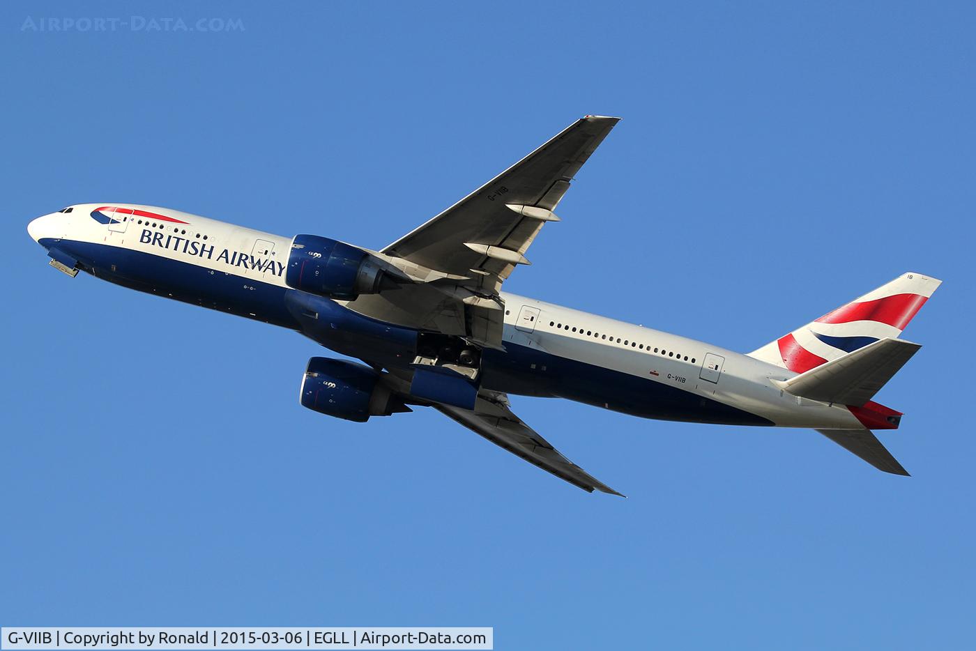 G-VIIB, 1997 Boeing 777-236 C/N 27484, at lhr