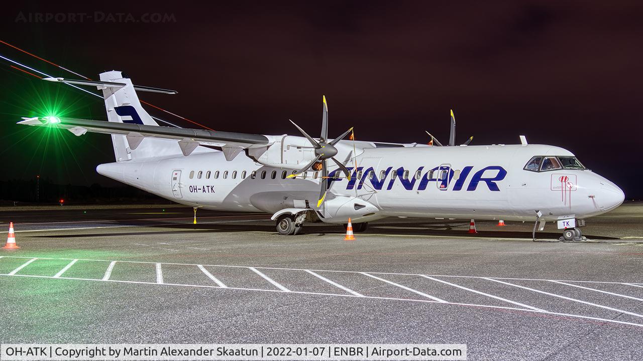 OH-ATK, 2009 ATR 72-212A C/N 848, Parked at the ramp.