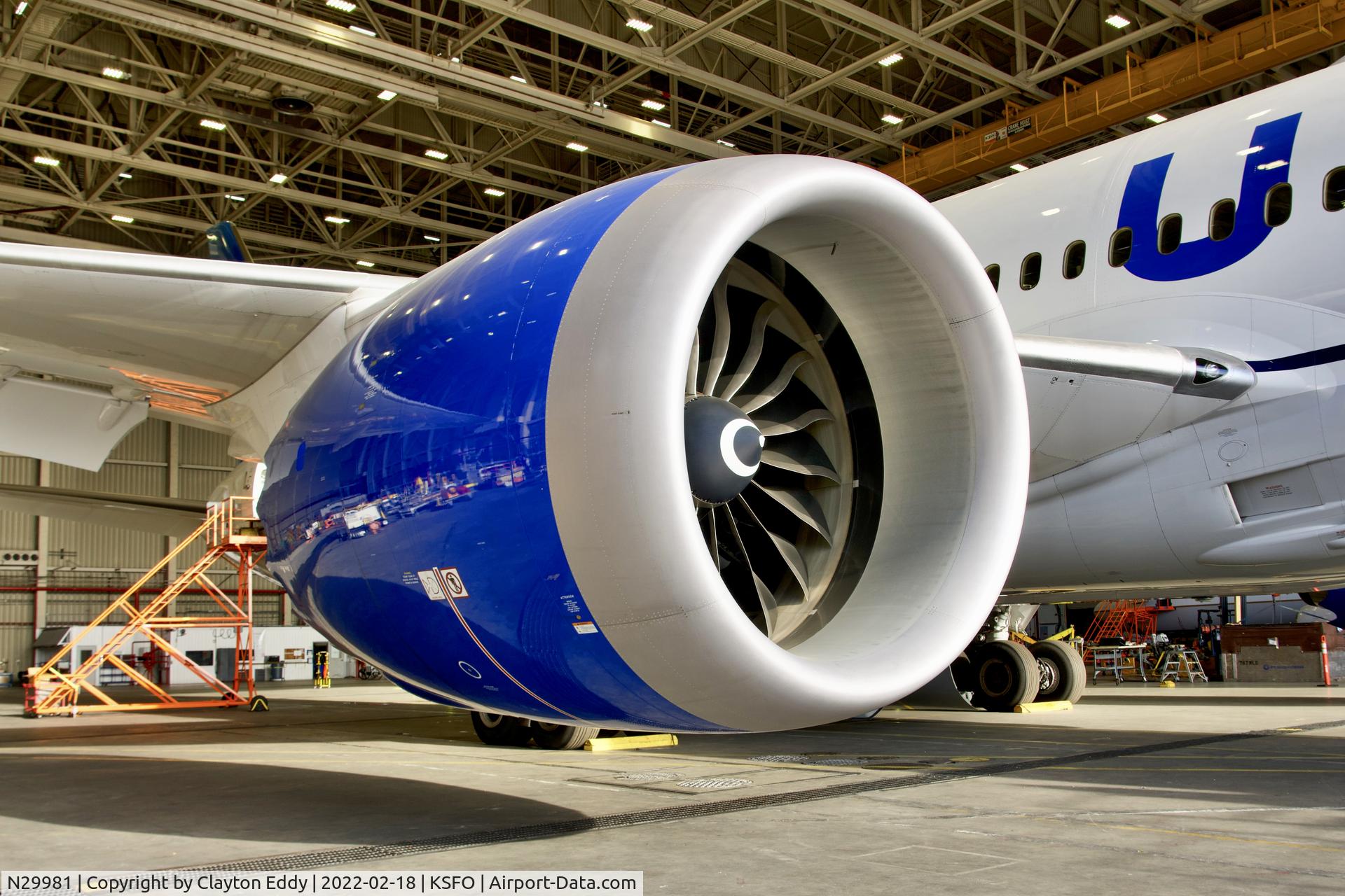 N29981, 2020 Boeing 787-9 Dreamliner Dreamliner C/N 66142, GEnx-1B engine SFO 2022.