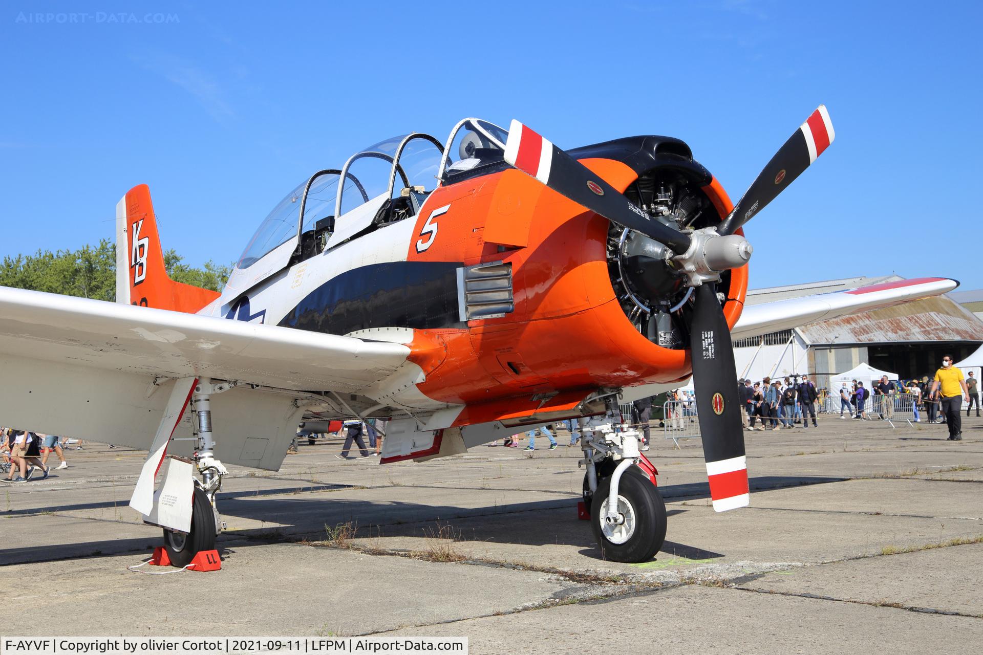 F-AYVF, 1954 North American T-28B Trojan C/N 200-431, Melun airshow