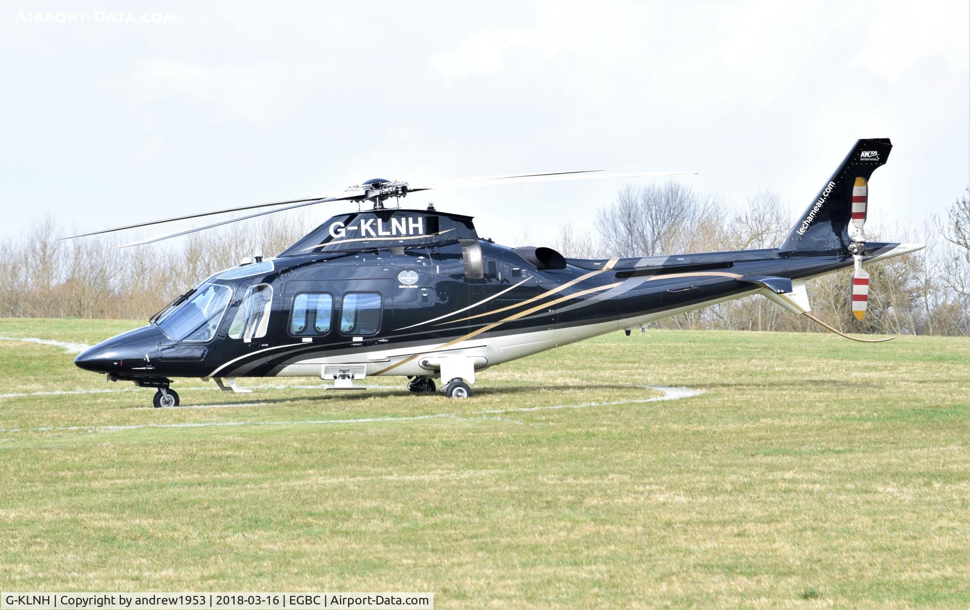 G-KLNH, 2016 AgustaWestland AW-109SP Grand New C/N 22364, G-KLNH at Gloucestershire Airport.
