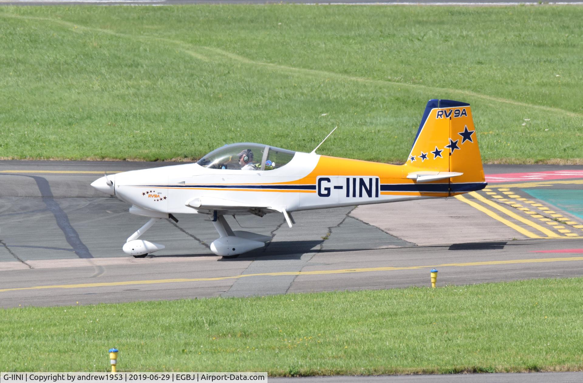 G-IINI, 2004 Vans RV-9A C/N PFA 320-13781, G-IINI at Gloucestershire Airport.