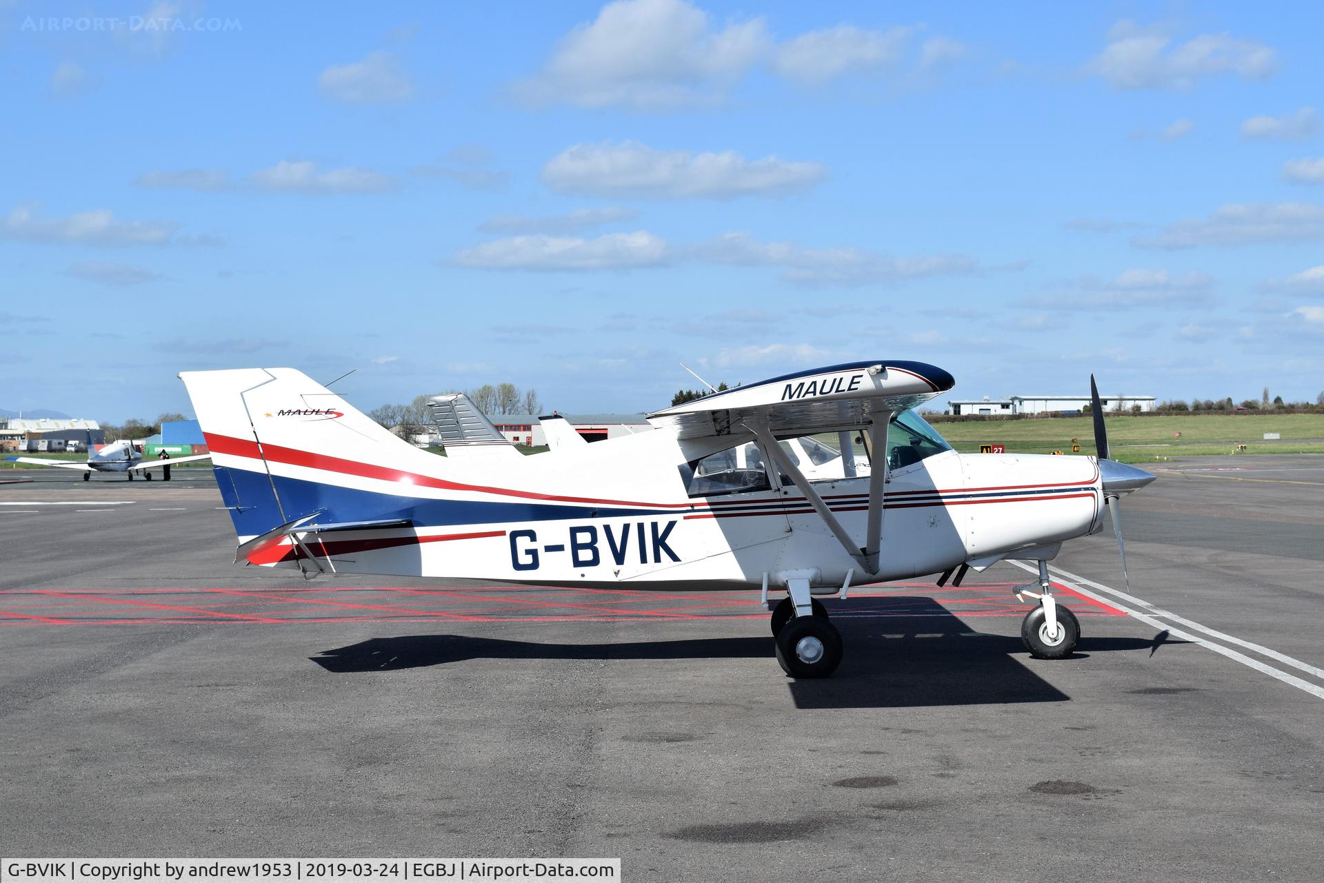 G-BVIK, 1994 Maule MXT-7-180 Star Rocket C/N 14056C, G-BVIK at Gloucestershire Airport.