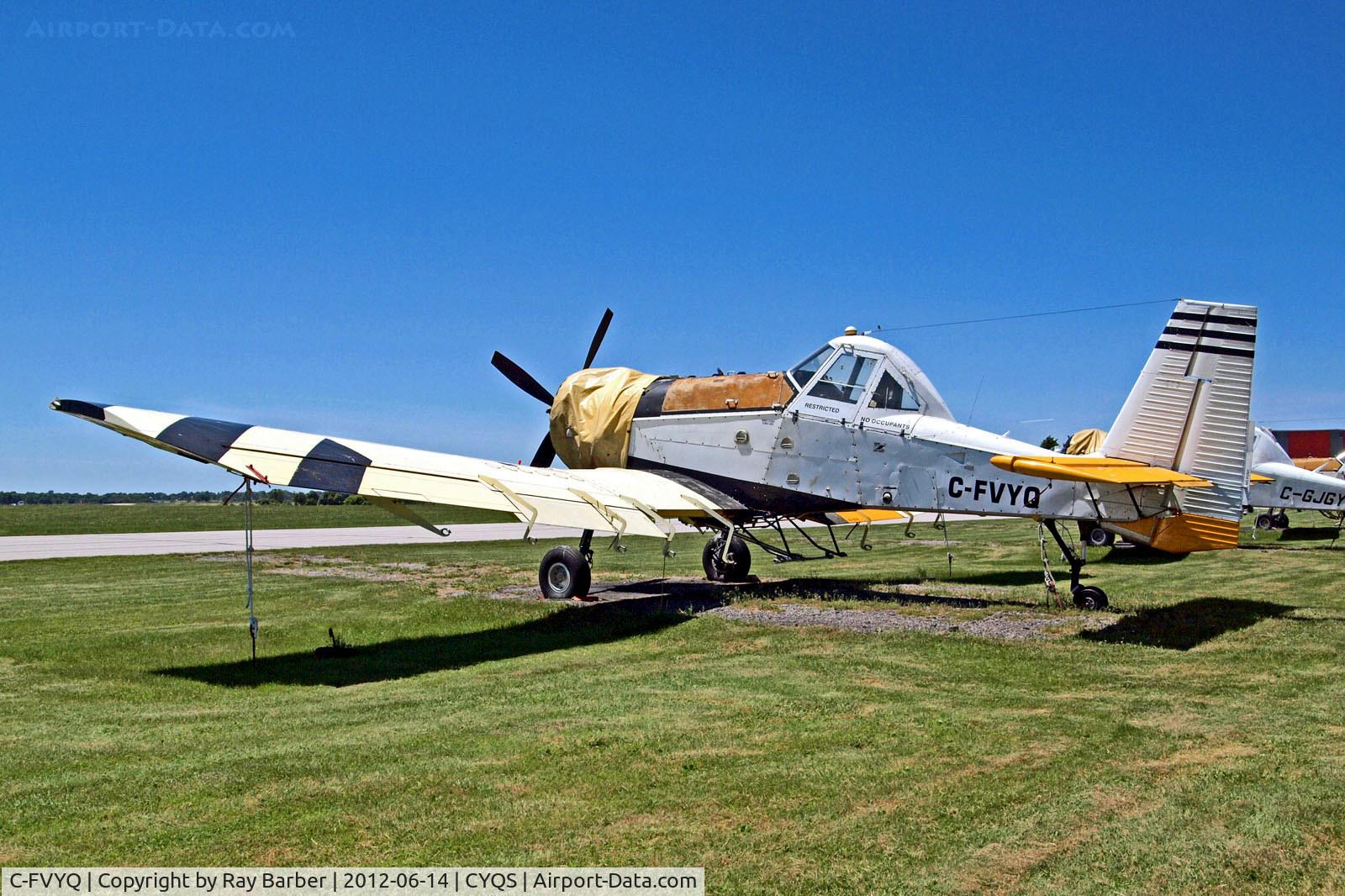 C-FVYQ, 1987 PZL-Mielec M-18 Dromader C/N 1Z017-28, C-FVYQ   PZL-Mielec M-18 Dromader [1Z017-28] St. Thomas~C 14/06/2012