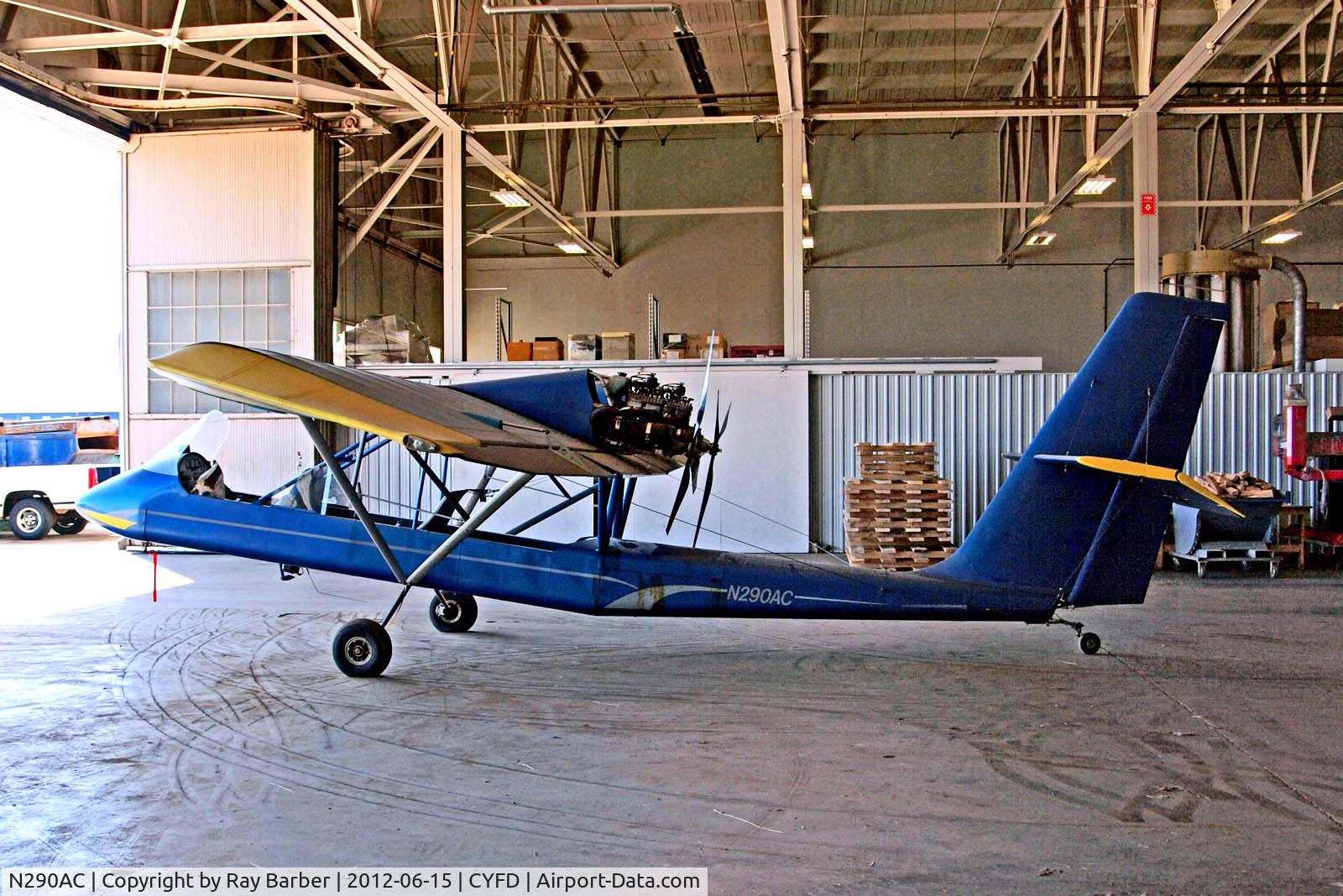 N290AC, 2000 Leza-Lockwood Air Cam C/N AC029, N290AC   Leza Lockwood Air Cam [AC-029] Brantford~C 15/06/2012