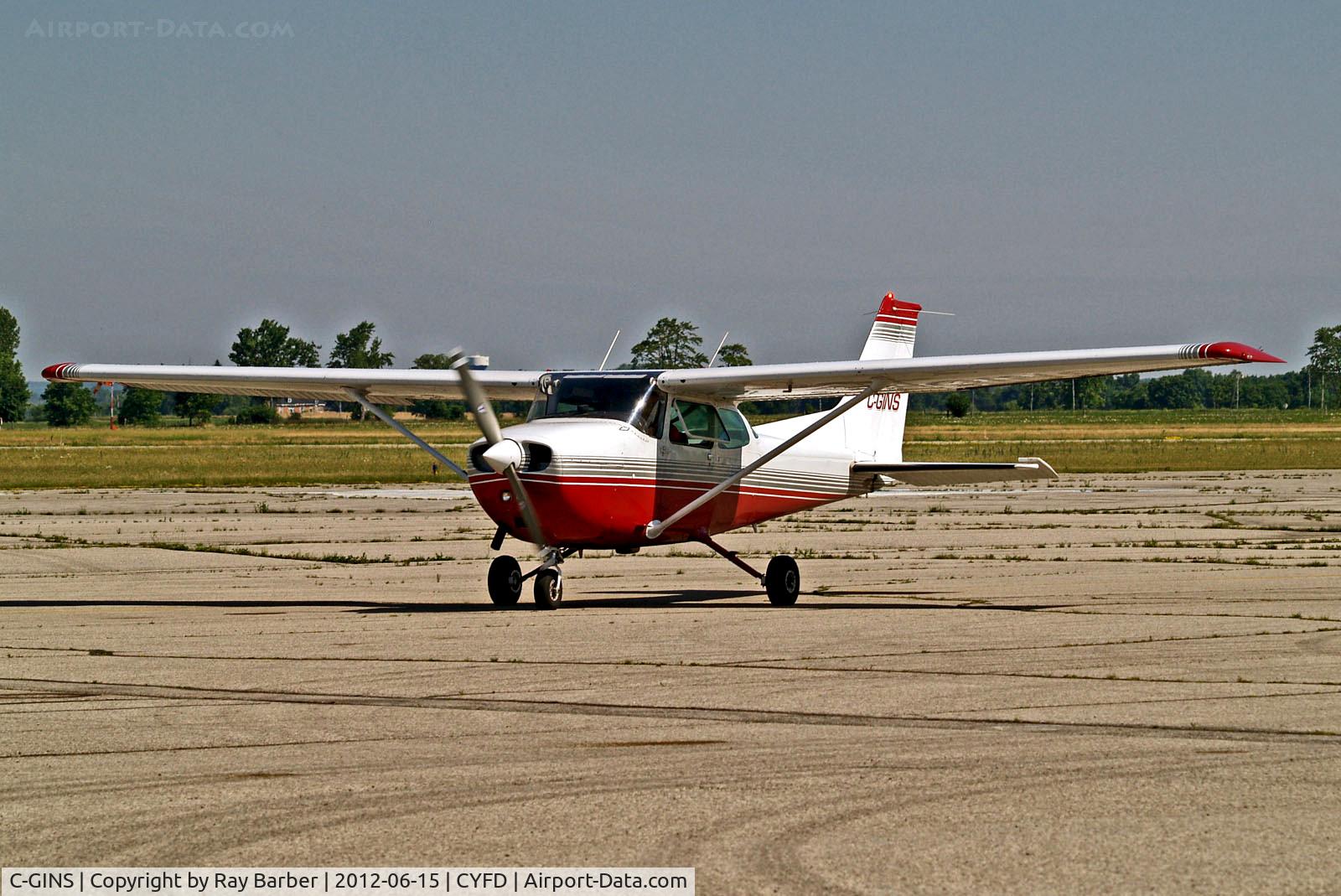 C-GINS, 1980 Cessna 172P C/N 17274449, C-GINS   Cessna 172P Skyhawk [172-74449] Brantford~C 15/06/2012