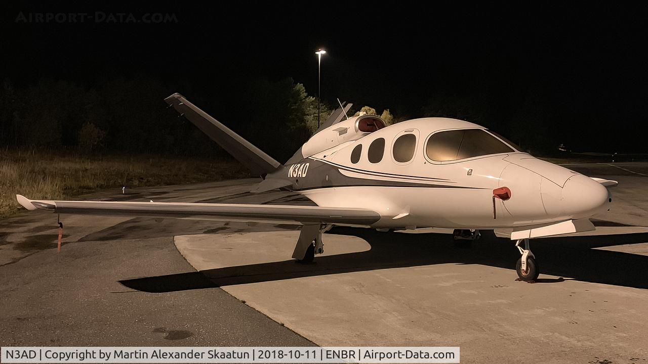 N3AD, 2018 Cirrus SF-50 Vision C/N 0034, Parked at MIL6.