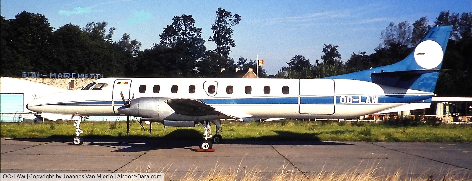 OO-LAW, 1980 Swearingen SA-226TC Merlin II C/N TC-347, Slide scan