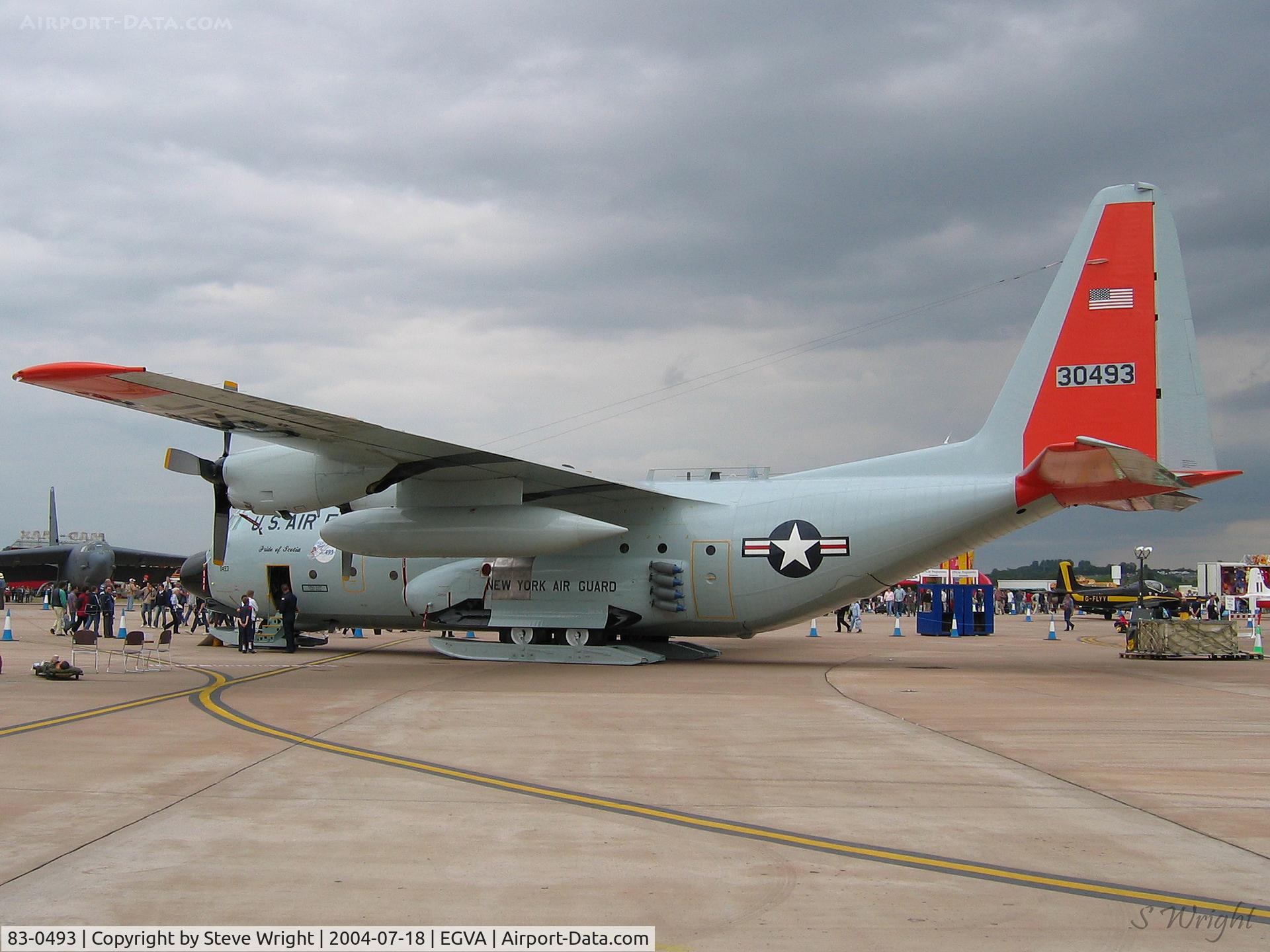 83-0493, 1983 Lockheed LC-130H Hercules C/N 382-5016, RIAT 2004 RAF Fairford UK