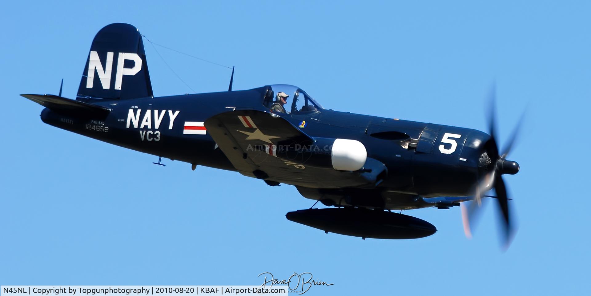 N45NL, 1951 Vought F4U-5NL Corsair C/N 124692, Dan McCue flying the Corsair