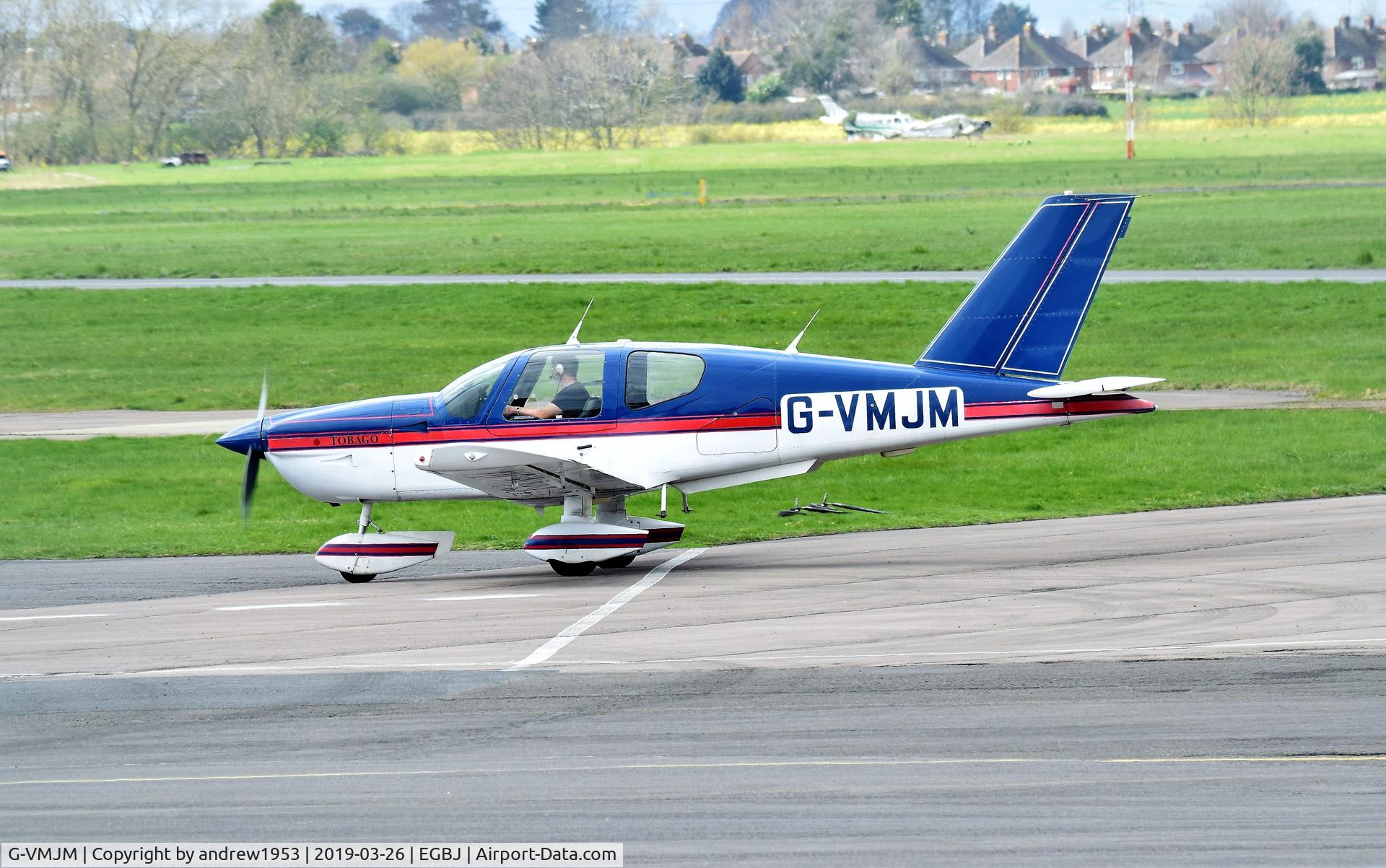 G-VMJM, 1991 Socata TB-10 Tobago C/N 1361, G-VMJM at Gloucestershire Airport.