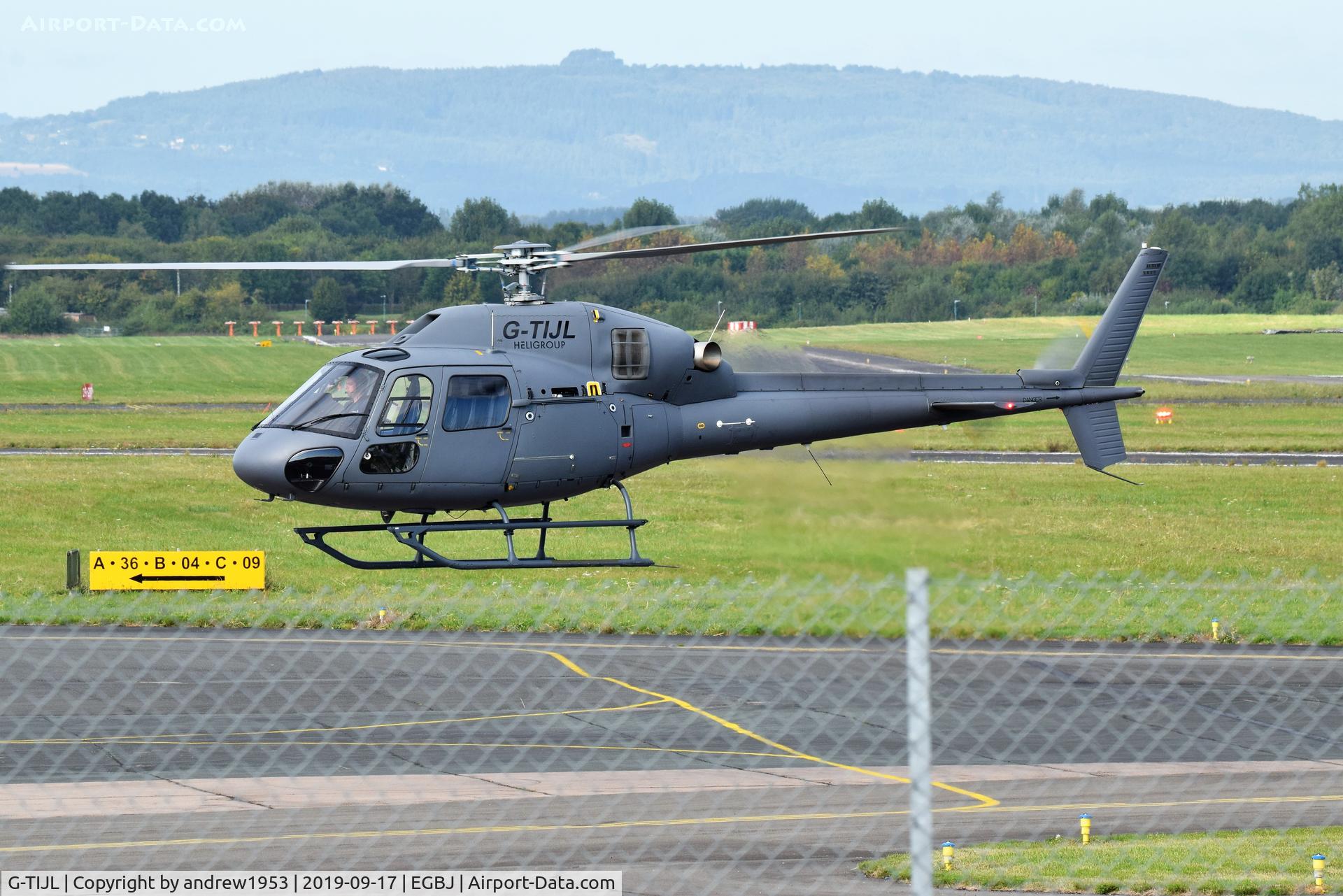 G-TIJL, 2017 Airbus Helicopters AS-355NP Ecureuil 2 C/N 5801, G-TIJL at Gloucestershire Airport.
