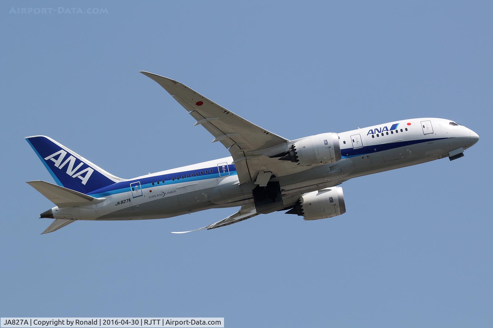 JA827A, 2013 Boeing 787-8 Dreamliner C/N 34509, at nrt