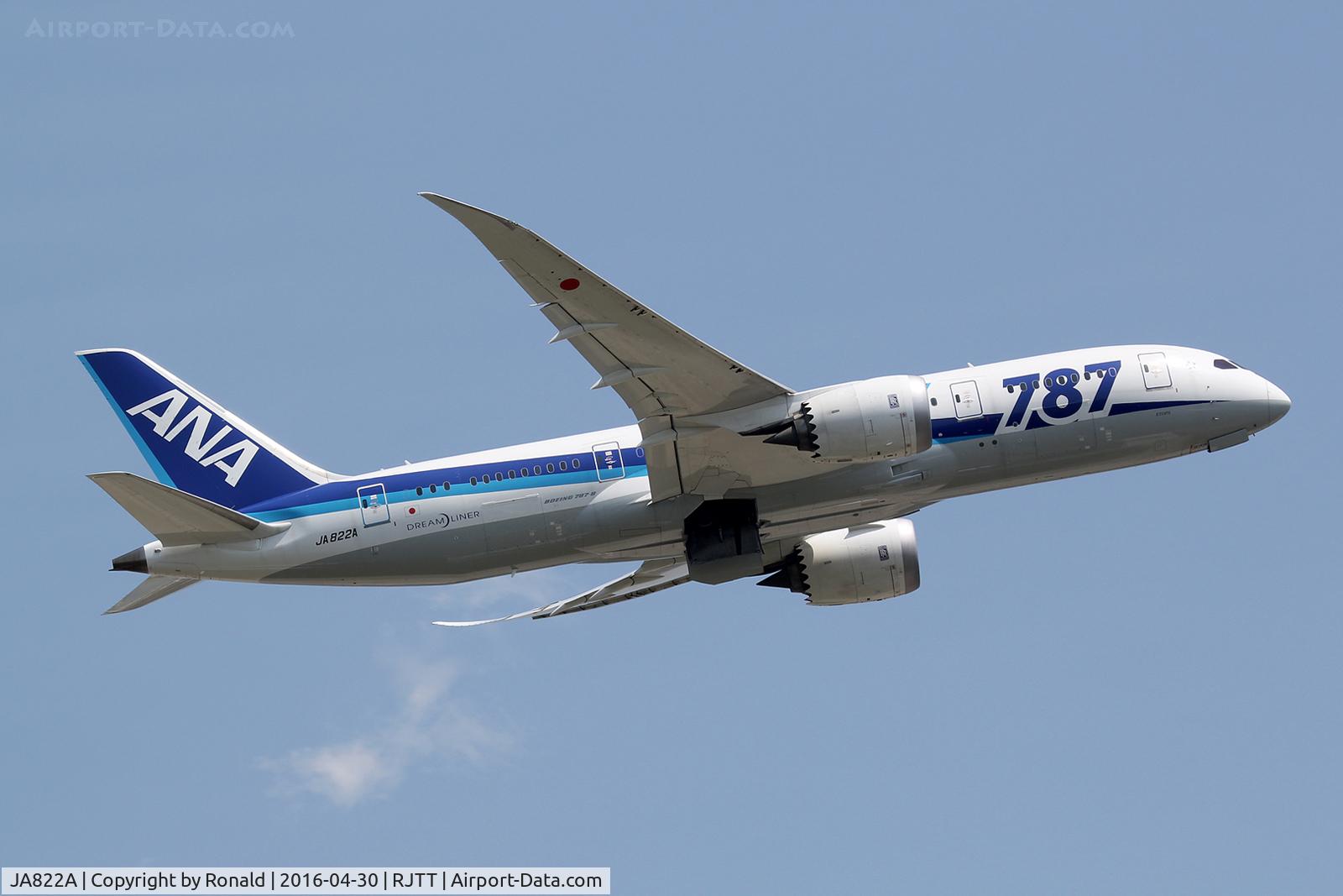 JA822A, 2013 Boeing 787-8 Dreamliner C/N 34512, at nrt