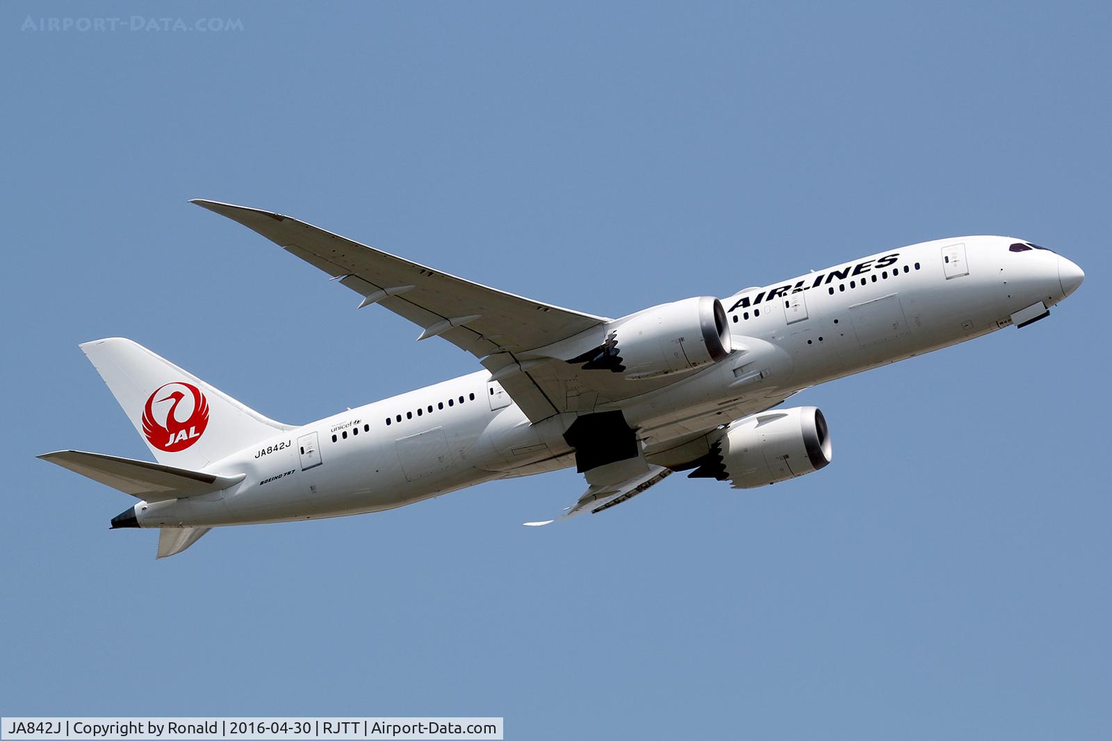 JA842J, 2015 Boeing 787-8 Dreamliner Dreamliner C/N 35854, at nrt