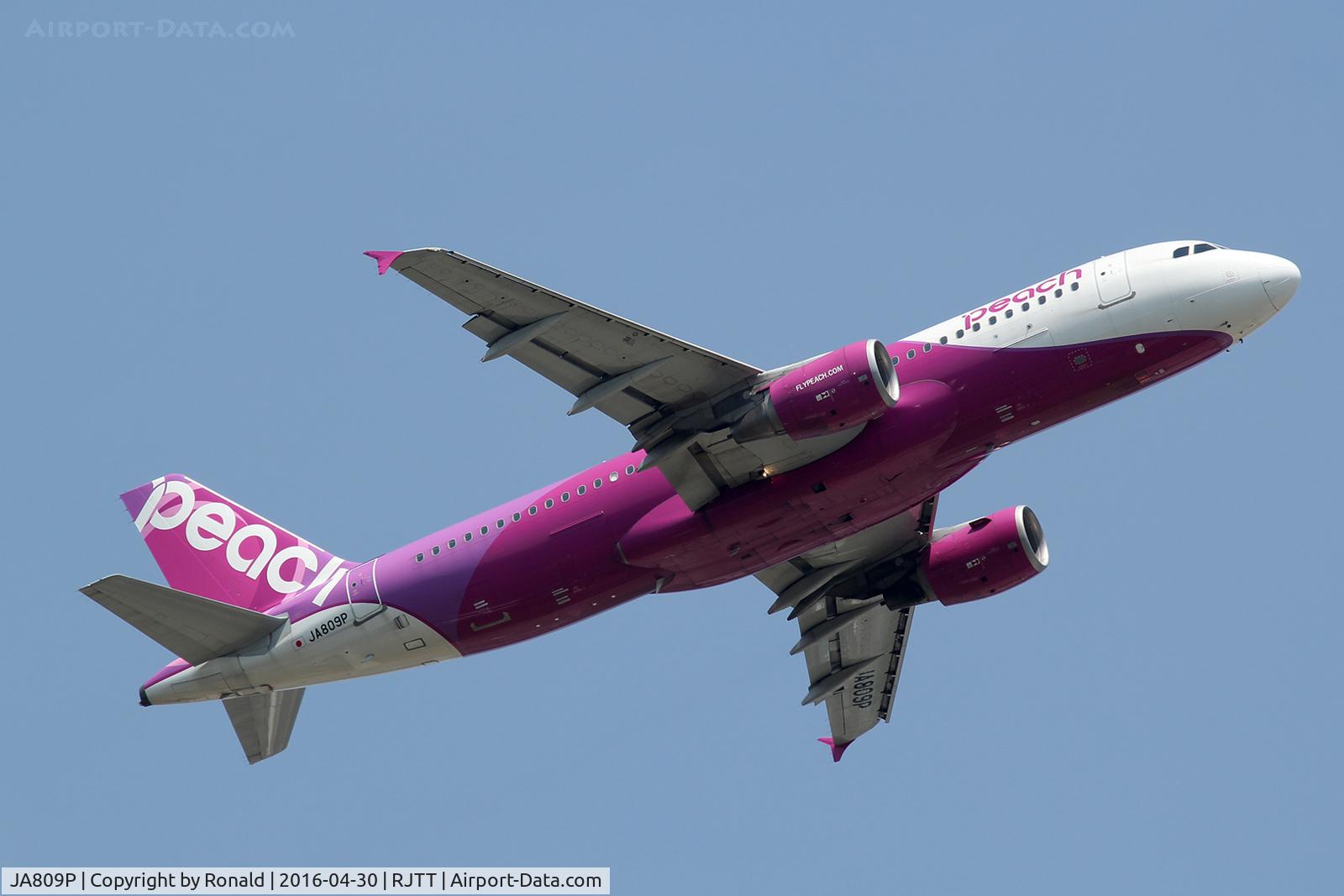 JA809P, 2013 Airbus A320-214 C/N 5640, at nrt