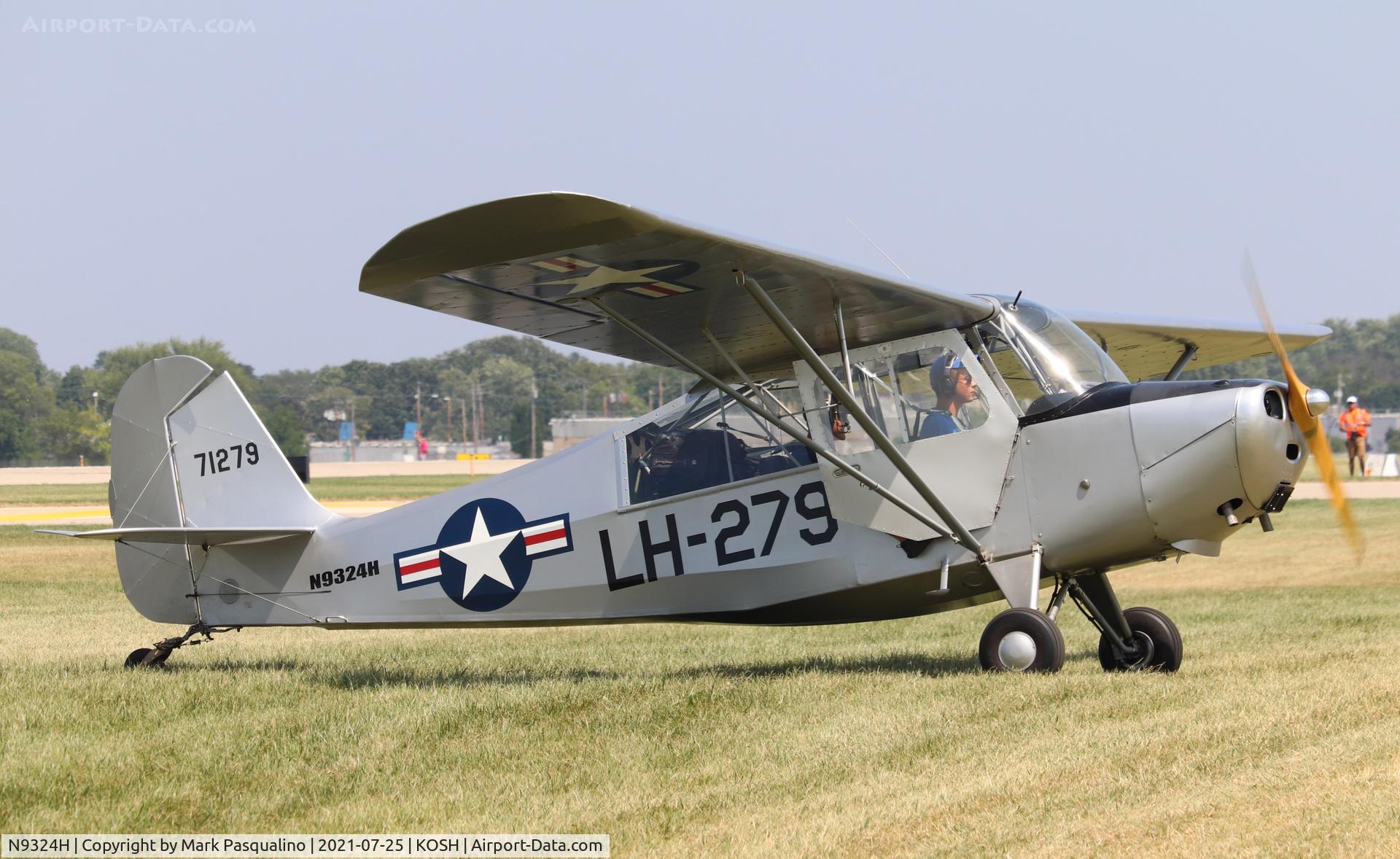 N9324H, 1947 Aeronca L-16A (7BCM) C/N 7BCM-507, Aeronca L-16A