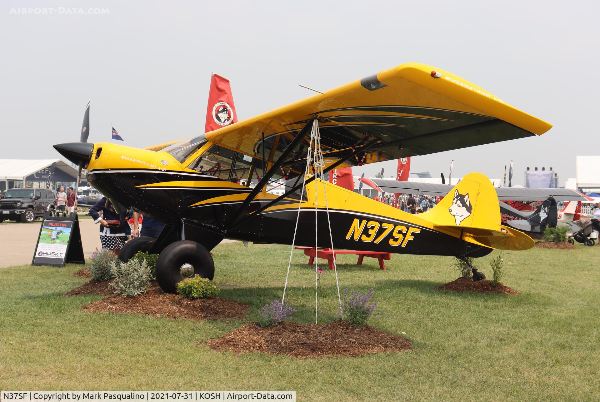 N37SF, 2021 Aviat A-1C-200 Husky Husky C/N 3369, Aviat A-1C-200