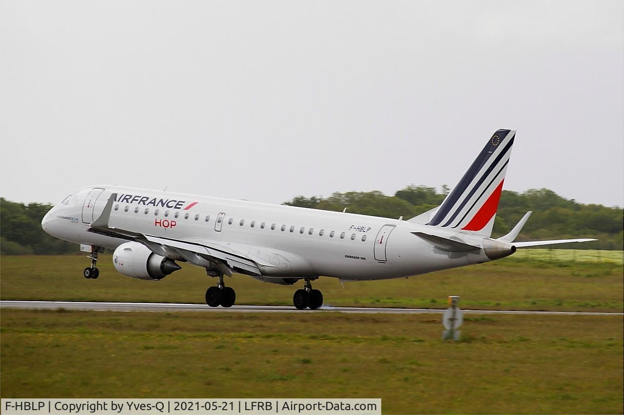 F-HBLP, 2019 Embraer 190 STD (ERJ-190-100) C/N 190-00771, Embraer 190 STD, Landing rwy 25L, Brest-Bretagne airport (LFRB-BES)