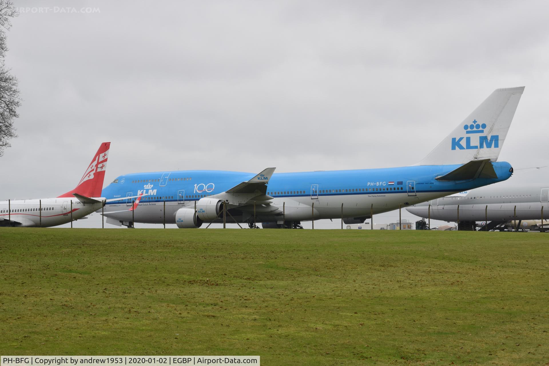 PH-BFG, 1990 Boeing 747-406 C/N 24517, PH-BFG at Cotswold Airport.