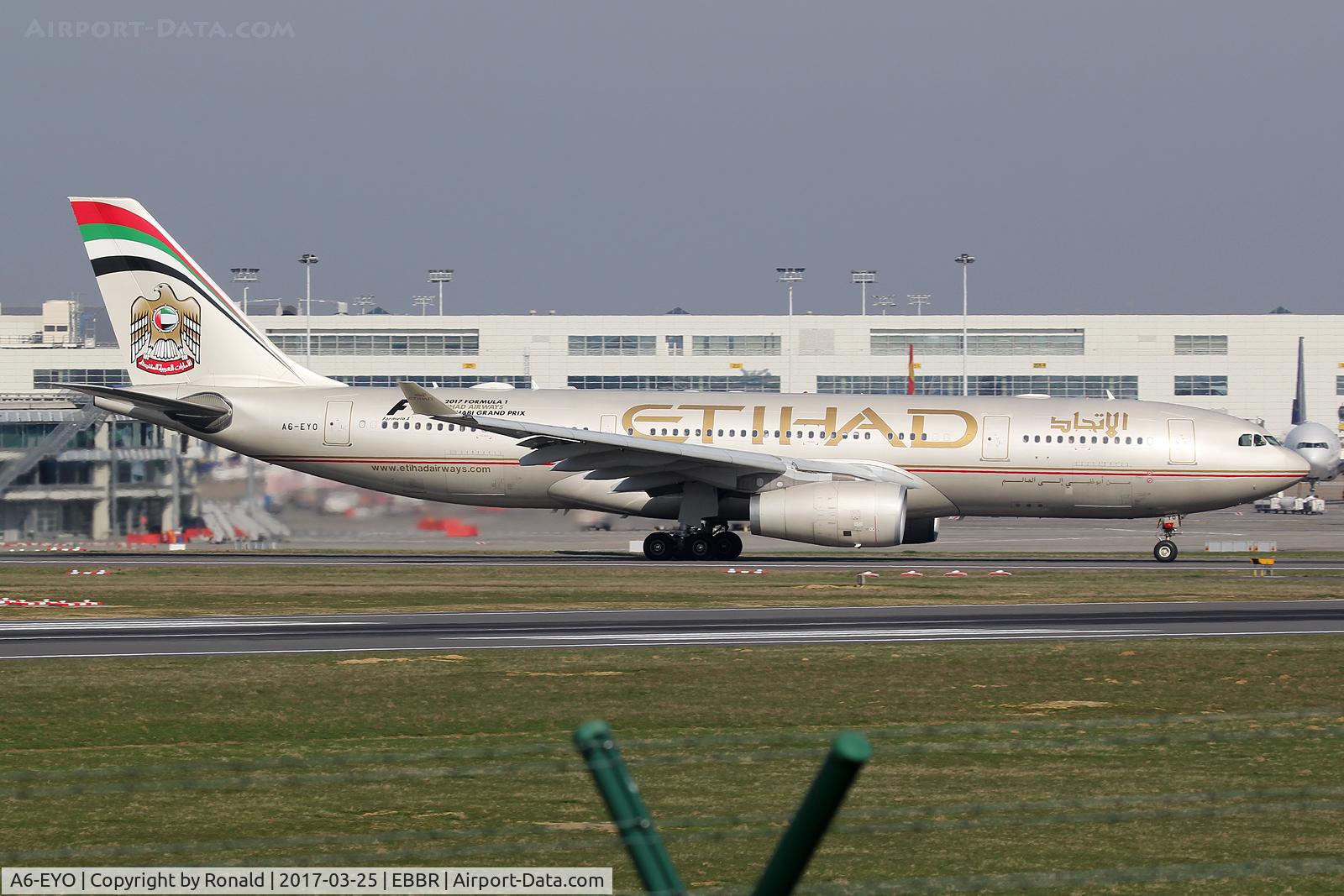 A6-EYO, 2007 Airbus A330-243 C/N 852, at bru
