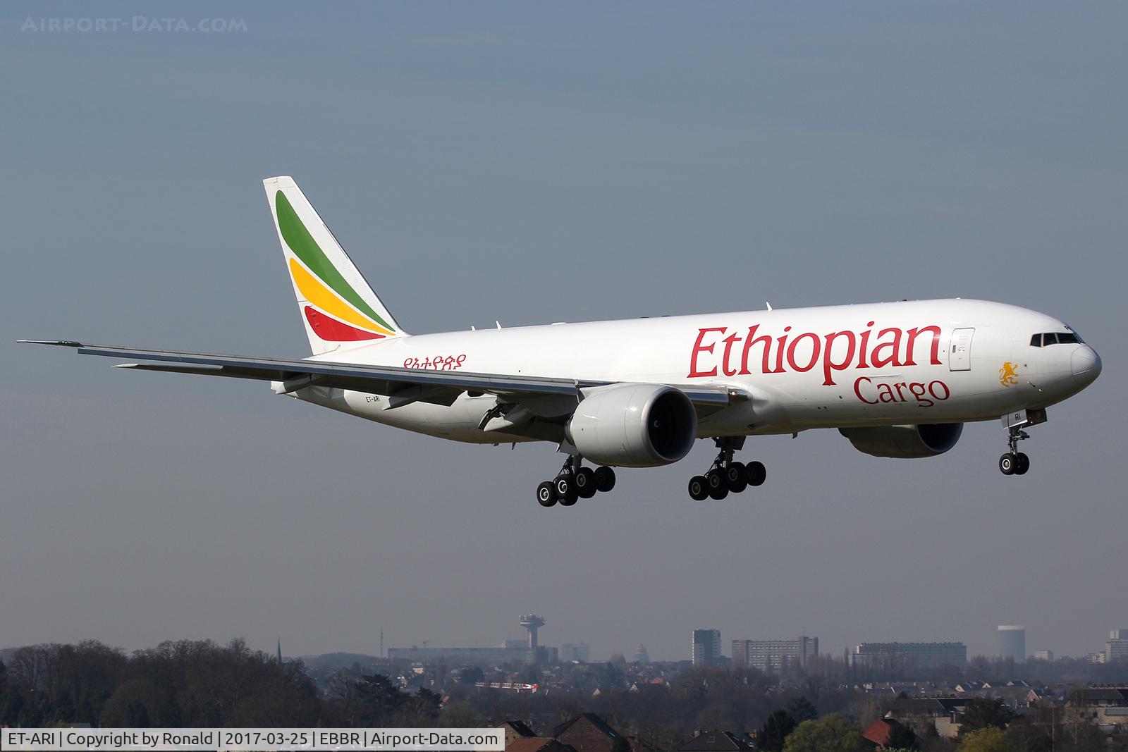ET-ARI, 2014 Boeing 777-F60 C/N 42032, at bru