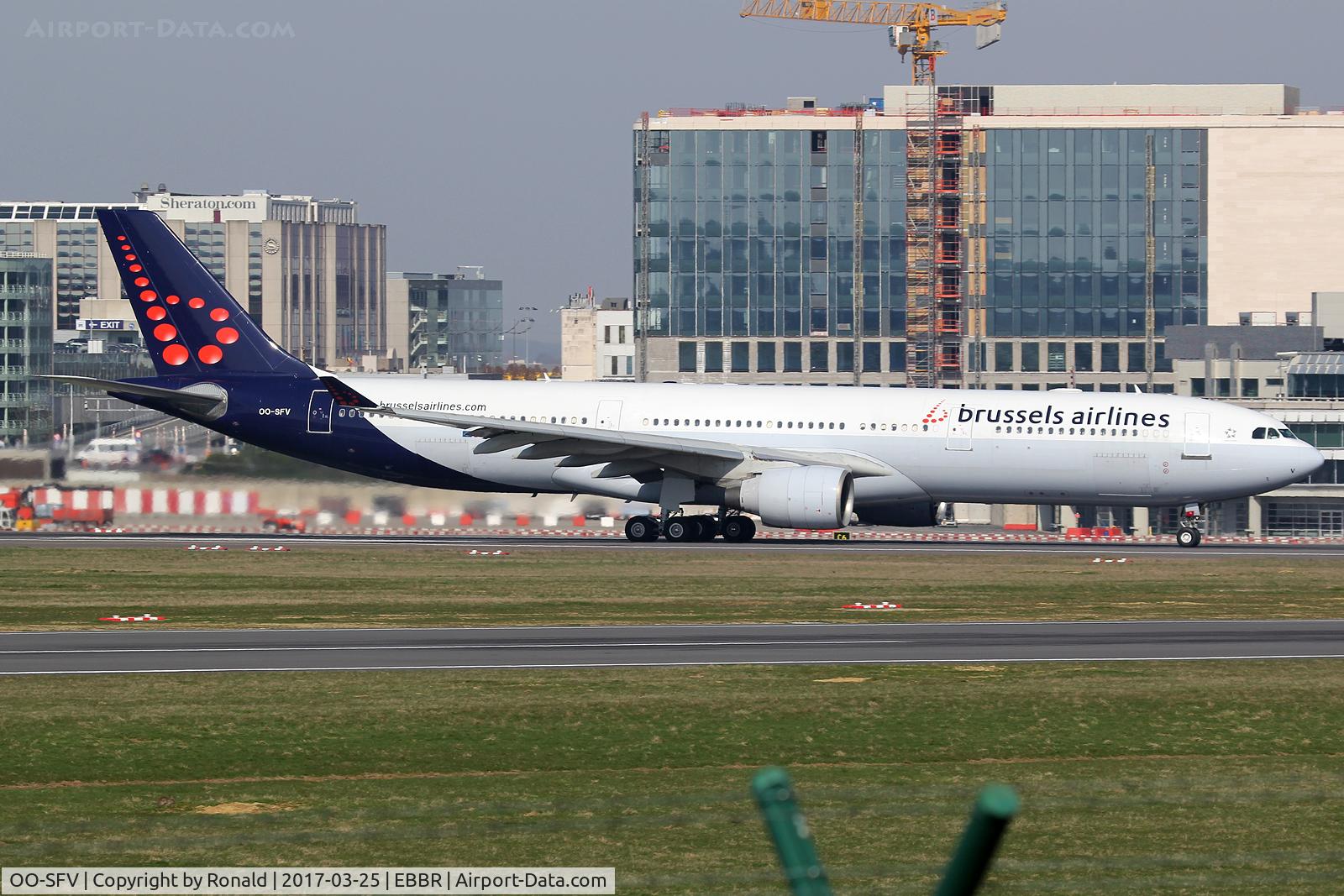 OO-SFV, 1995 Airbus A330-322 C/N 095, at bru