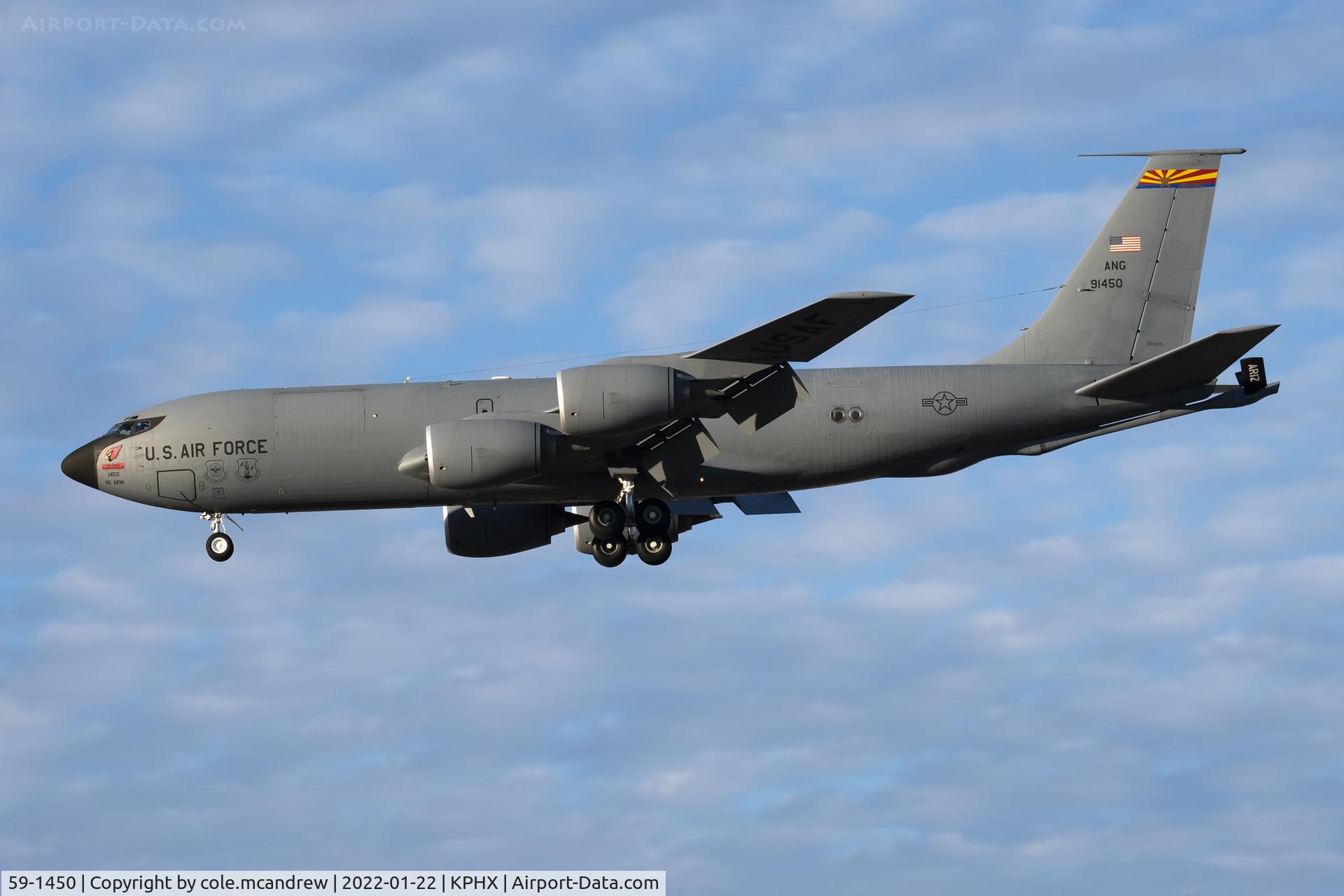 59-1450, 1959 Boeing KC-135R Stratotanker C/N 17938, RCH637