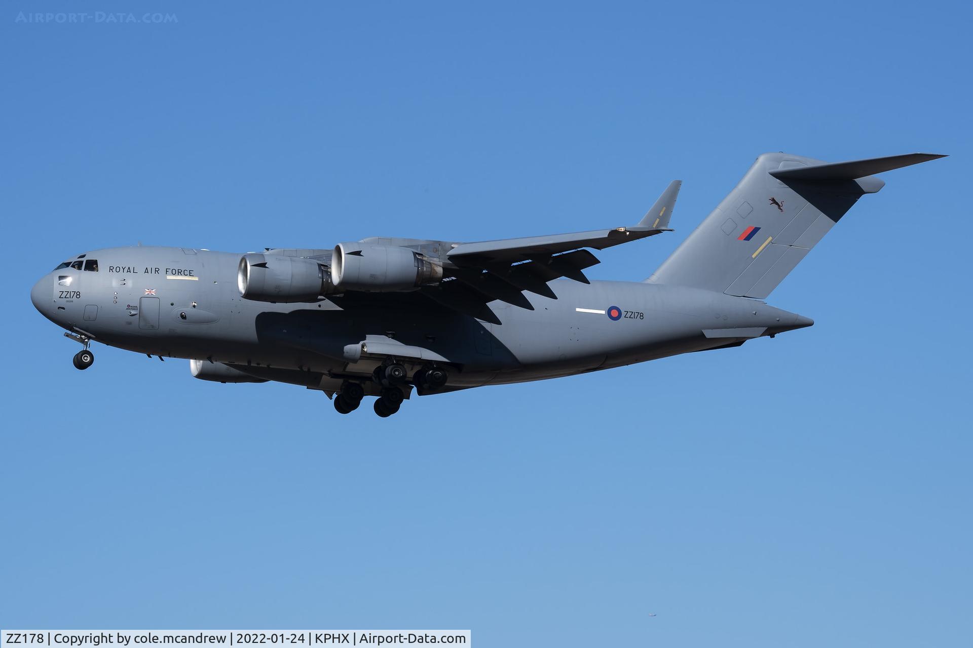 ZZ178, 2012 Boeing C-17A Globemaster III C/N F-245, RRR6644