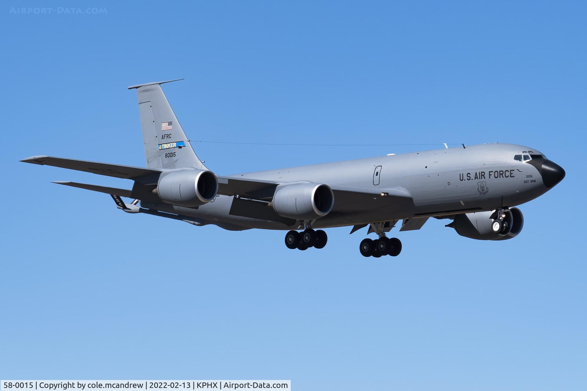 58-0015, 1958 Boeing KC-135R Stratotanker C/N 17760, OKIE81