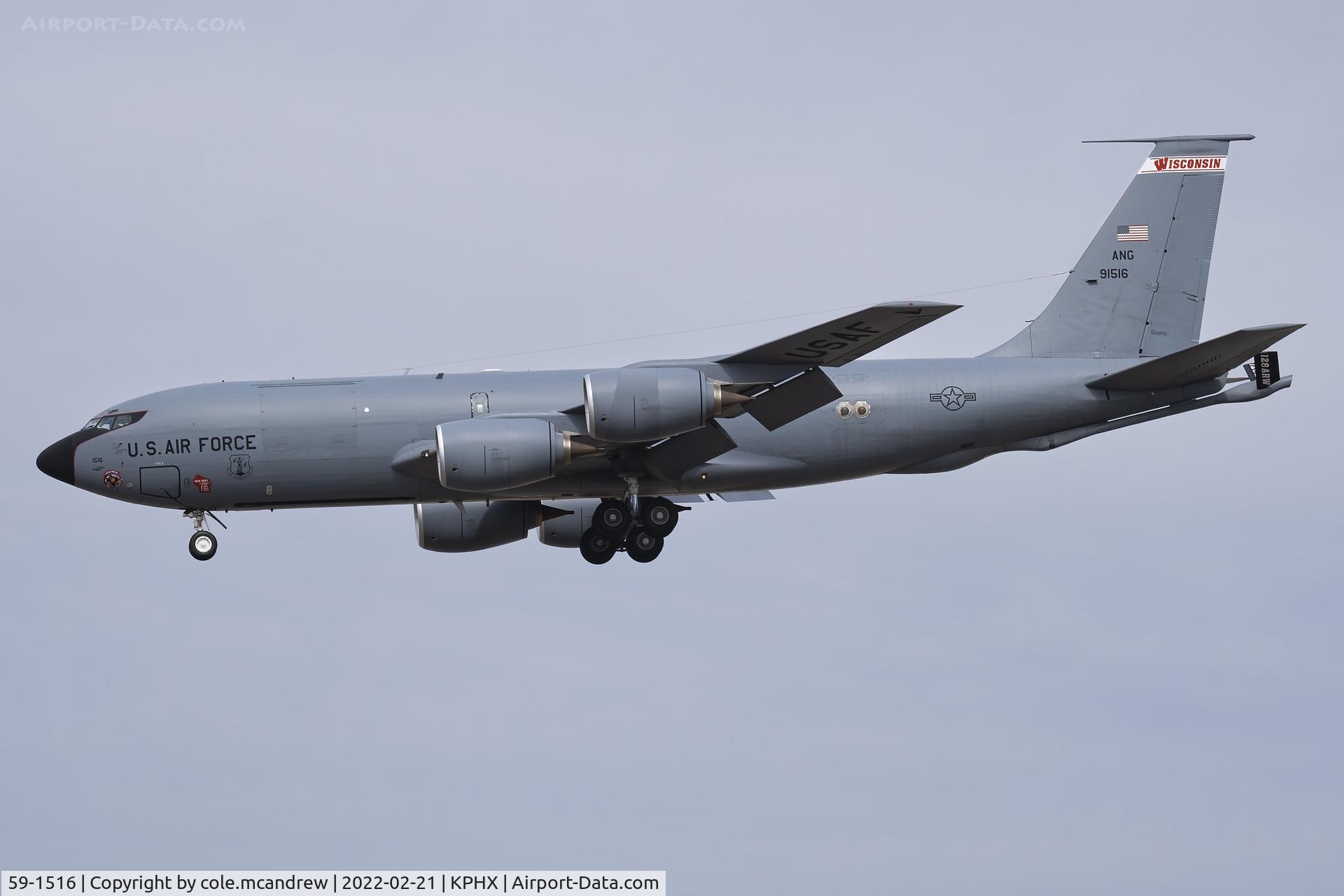 59-1516, 1959 Boeing KC-135R Stratotanker C/N 18004, BREWER99