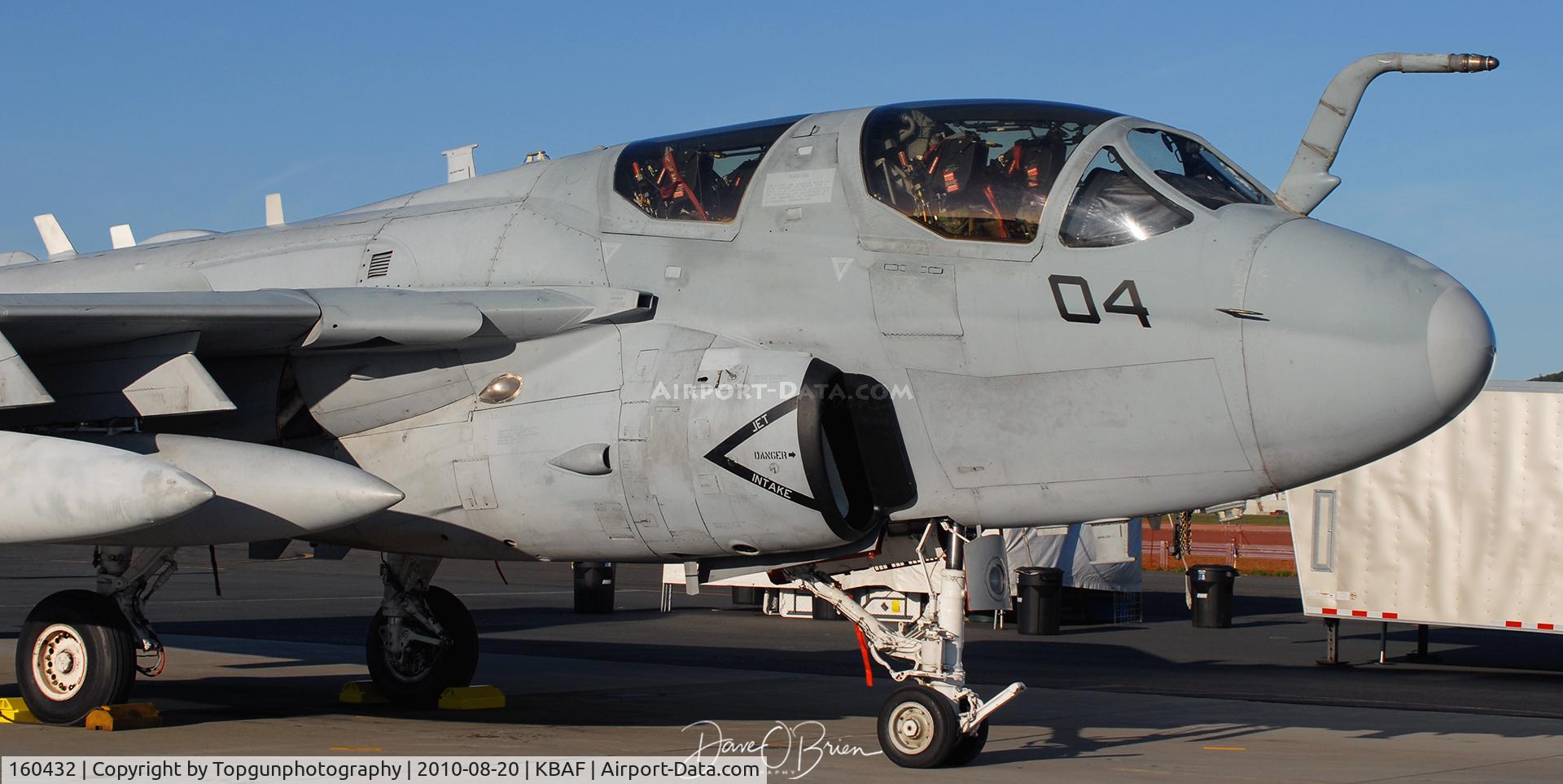 160432, Grumman EA-6B Prowler C/N MP-60, VMAQ-1 out of Cherry Point.
