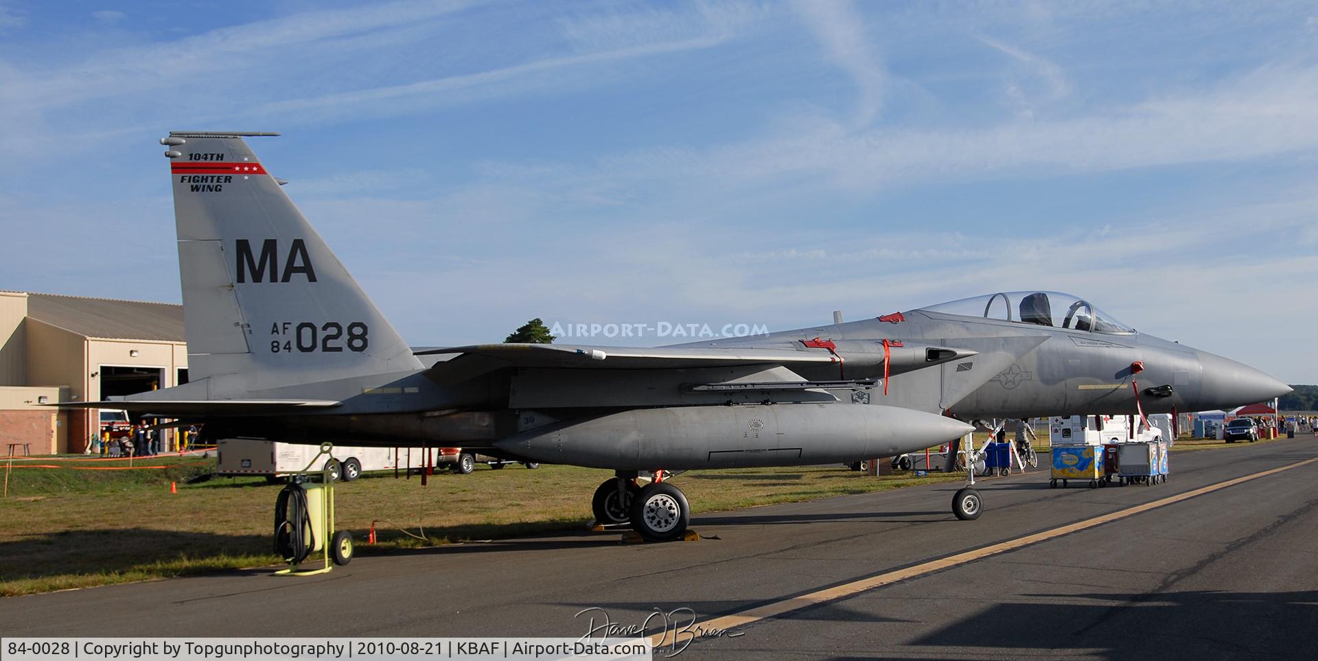 84-0028, 1984 McDonnell Douglas F-15C Eagle C/N 0939/C331, 104th FW