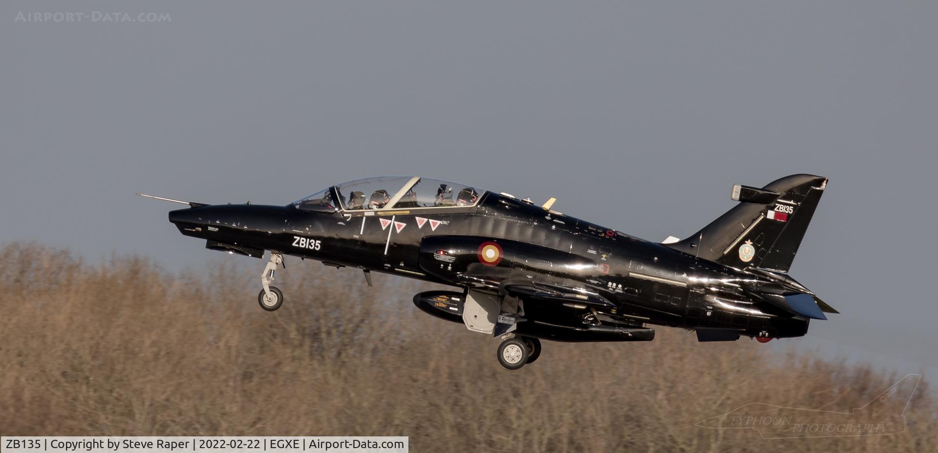 ZB135, BAE Systems Hawk T2 Mk167 C/N QA005, ZB135 landing at RAF Leeming