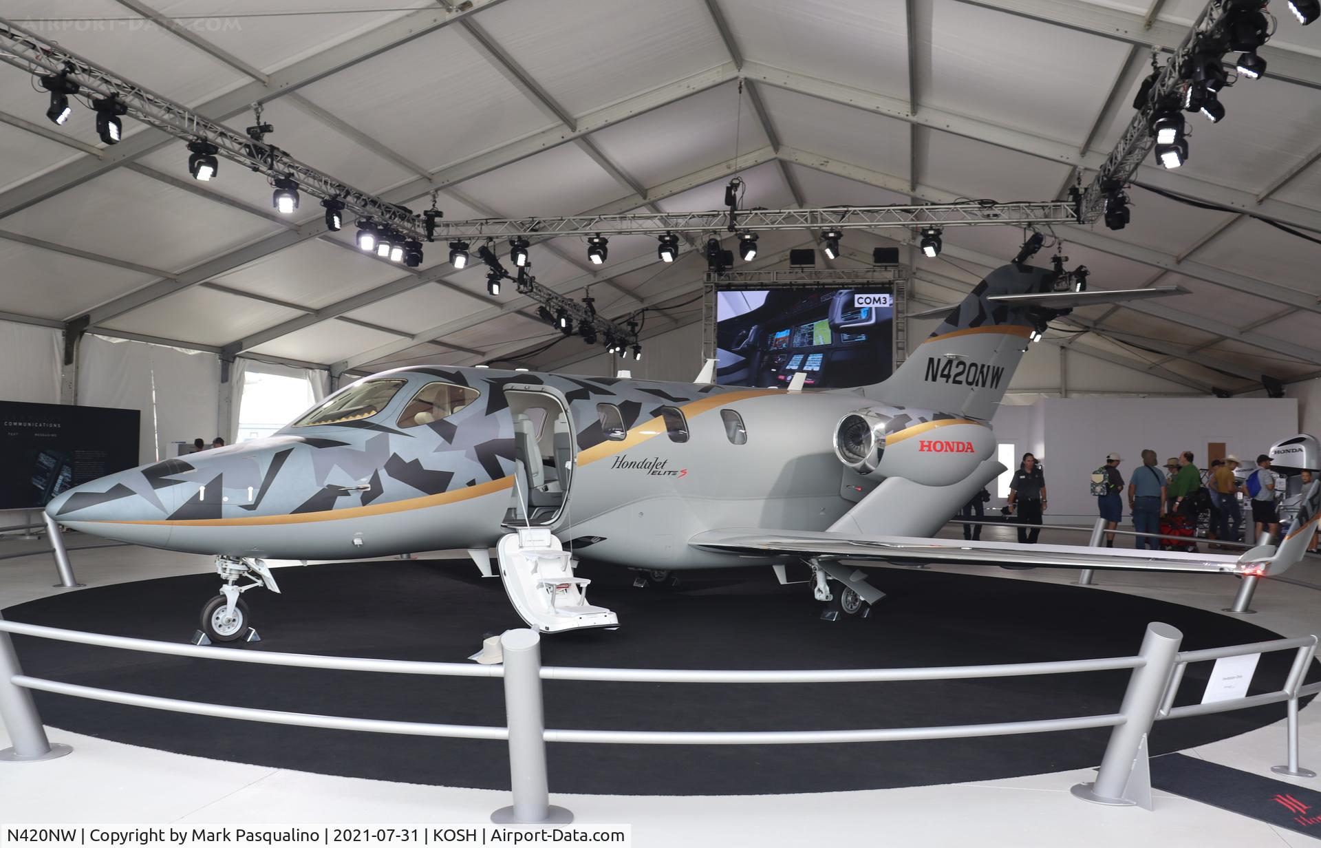 N420NW, 2021 Honda HA-420 Hondajet C/N 42000207, Honda HA-420 Hondajet