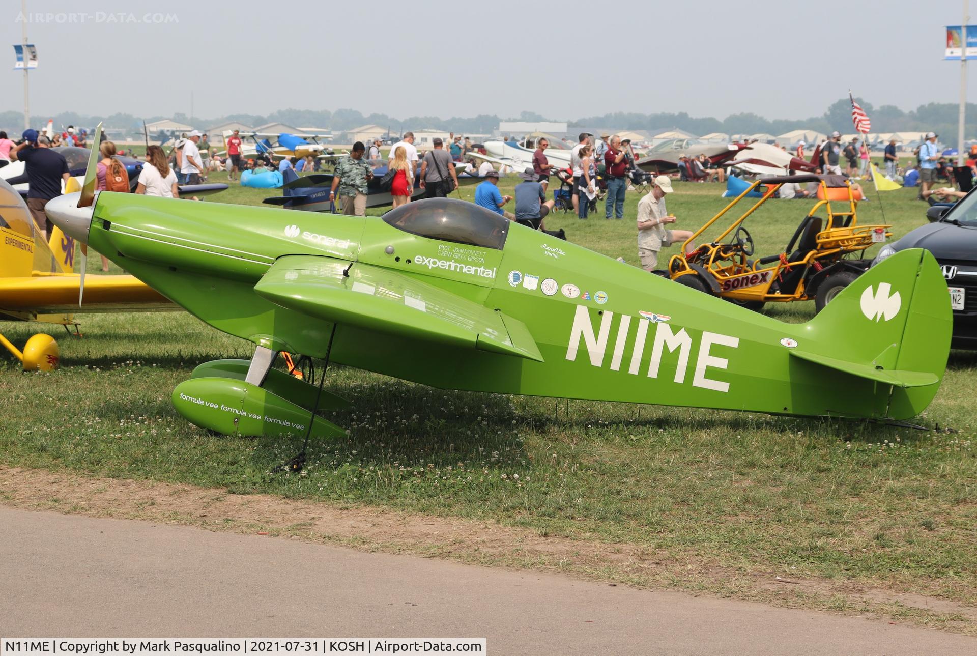 N11ME, 1971 Monnett Sonerai I C/N 1, Monnett Sonerai I