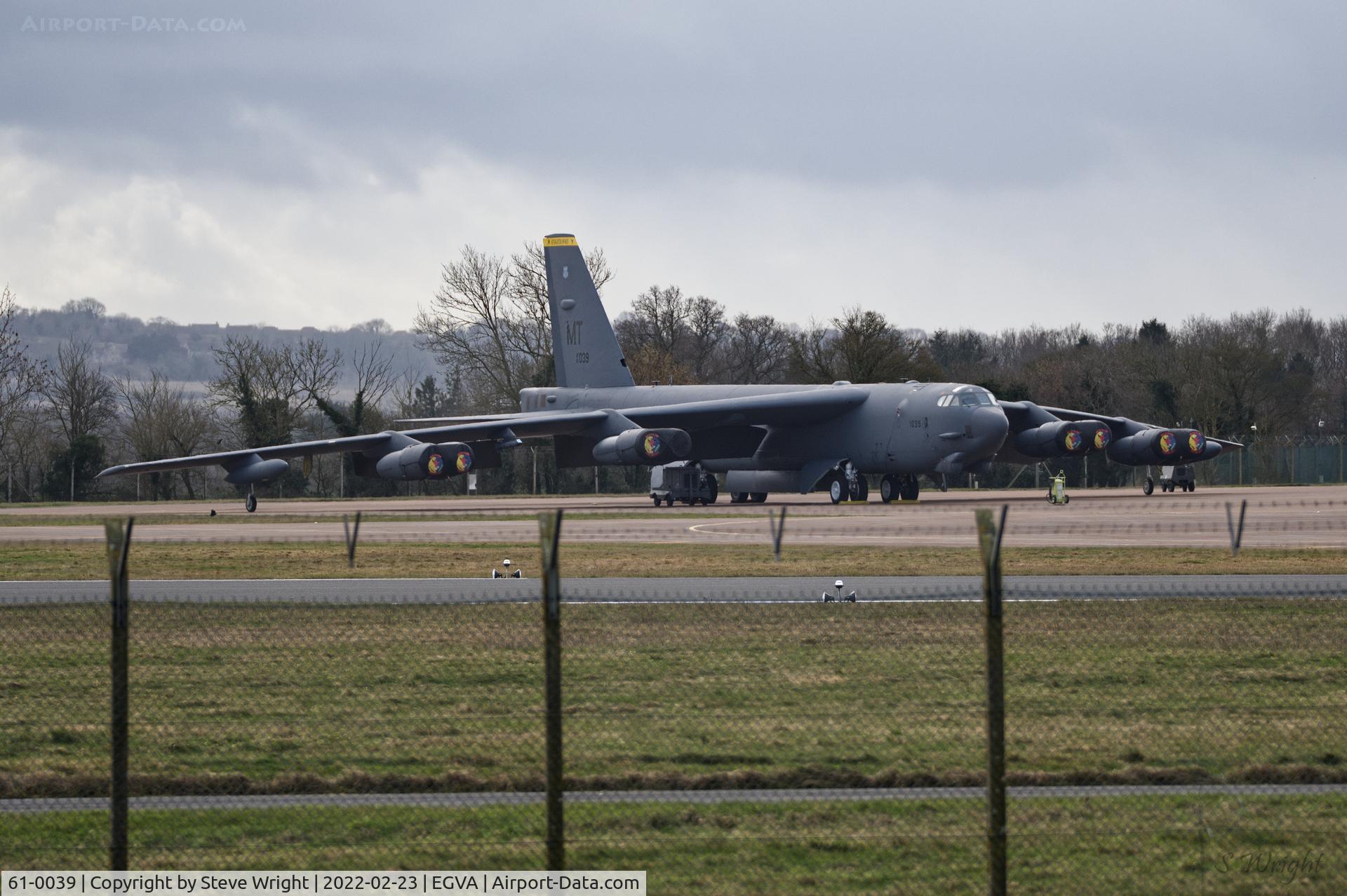 61-0039, 1961 Boeing B-52H Stratofortress C/N 464466, RAF Fairford, Gloucestershire. UK