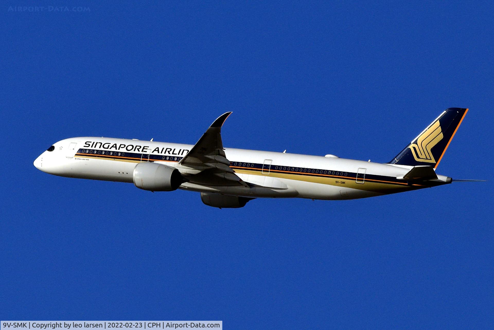 9V-SMK, 2016 Airbus A350-941 C/N 084, Copenhagen 23.2.2022